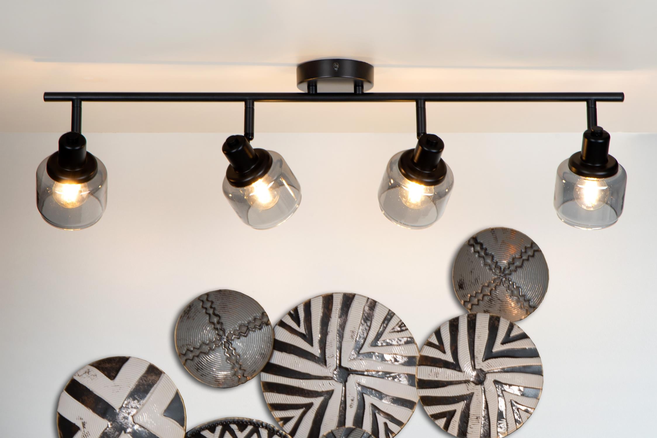 Lucide BJORN Plafondspot - Zwart