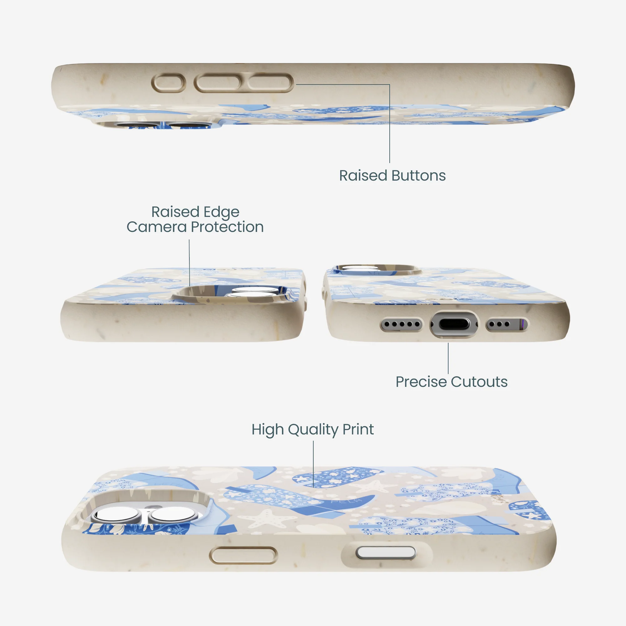 London Fog Shells and Boots iPhone 17 Case