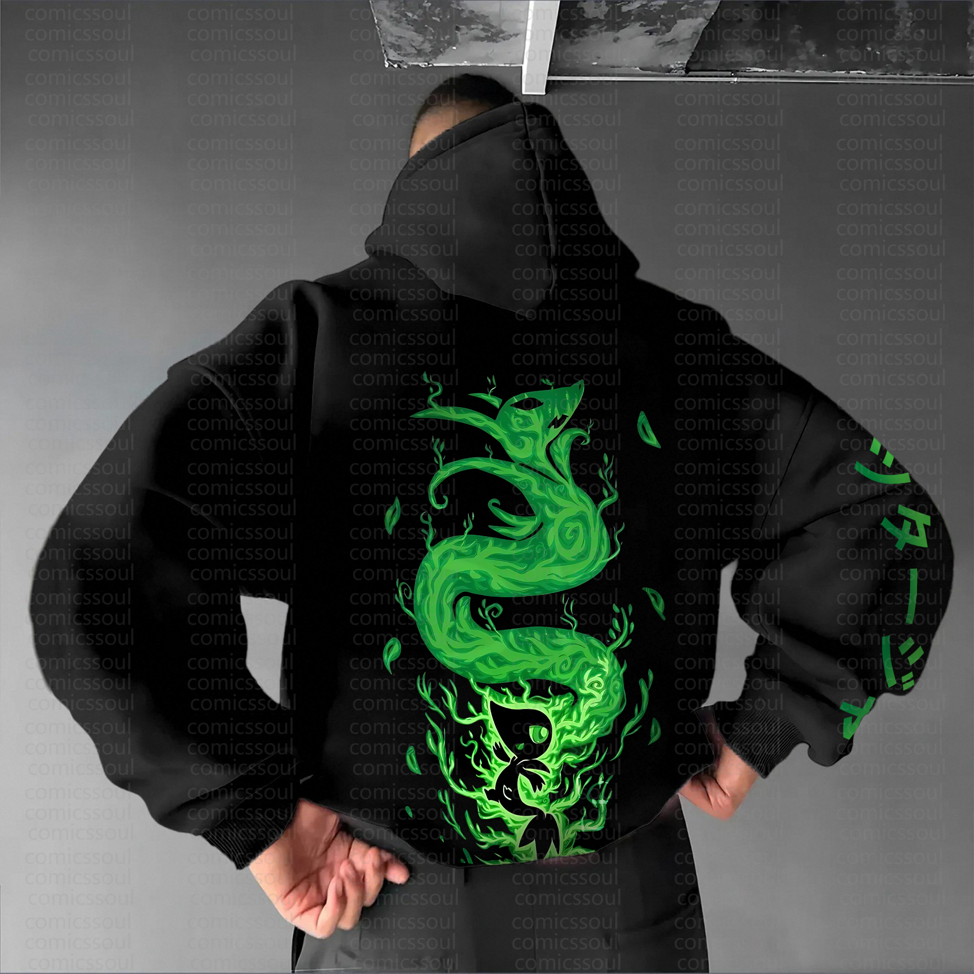 Unisex Anime Graphic Streetwear Vintage Hoodie丨Comicssoul