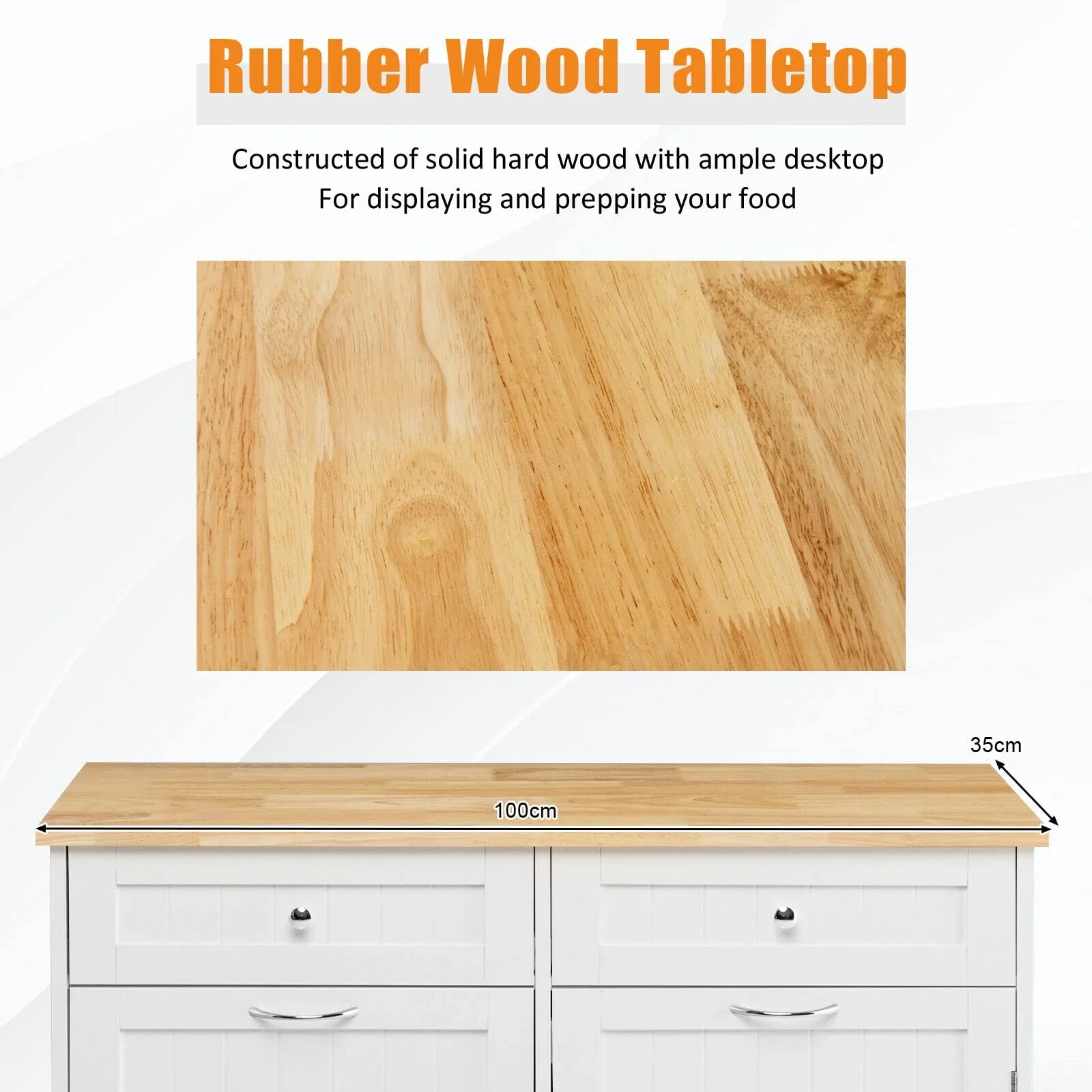 Giantex Kitchen Trash Cabinet, Tilt Out Trash Bin Cabinet with Single Trash Can Holder