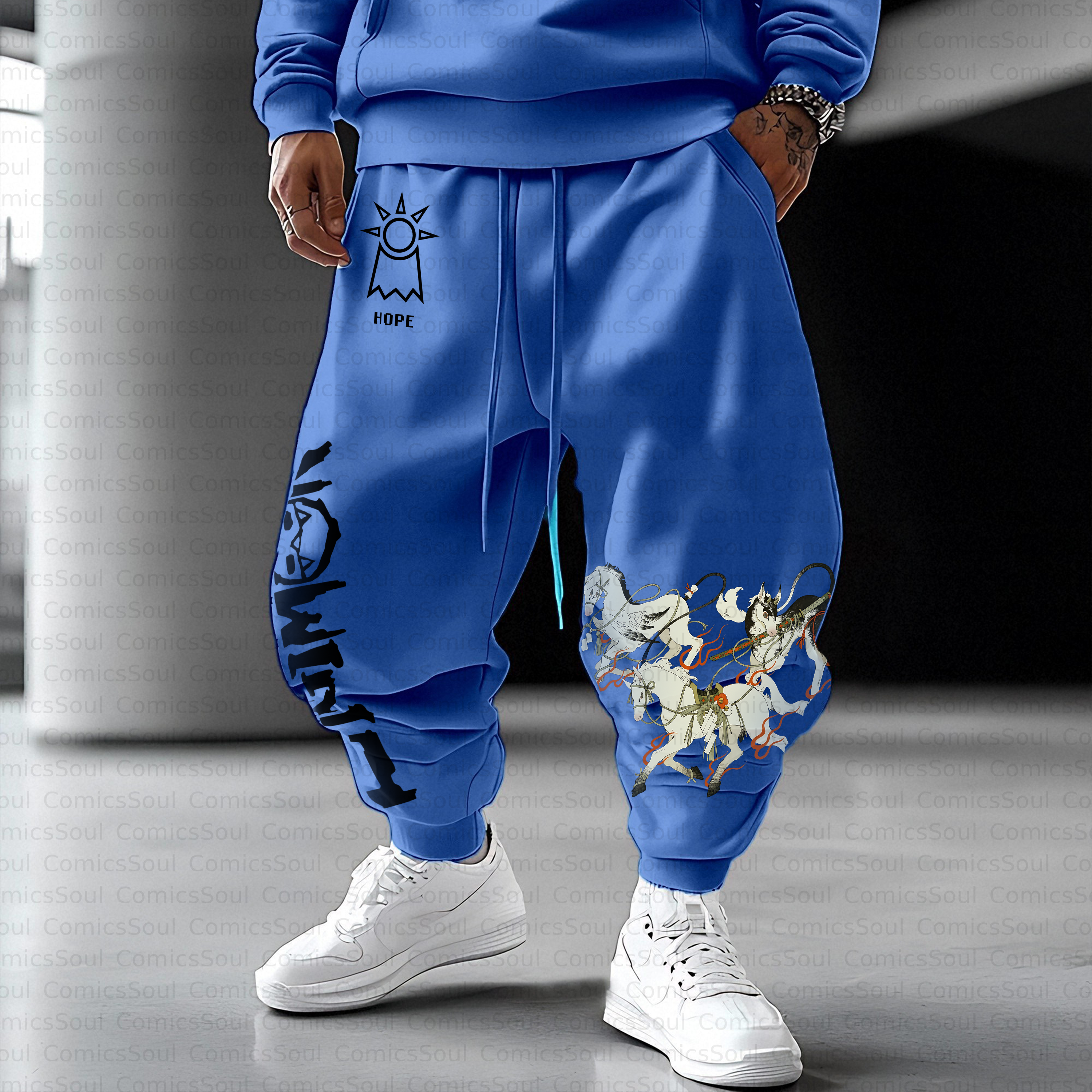 Unisex Casual Anime Streetwear Pant