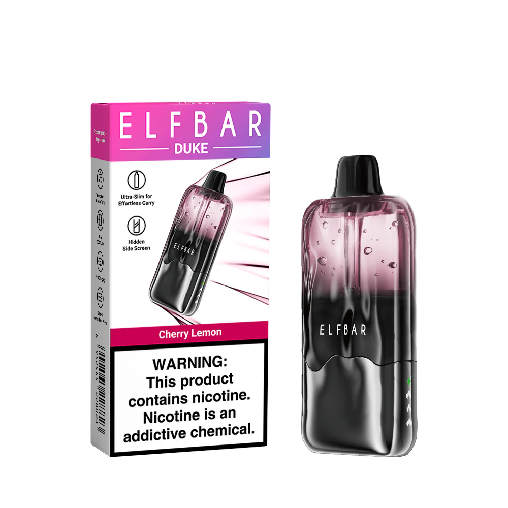 ELFBAR DUKE cigarette électronique jetable rechargeable (toutes les saveurs)