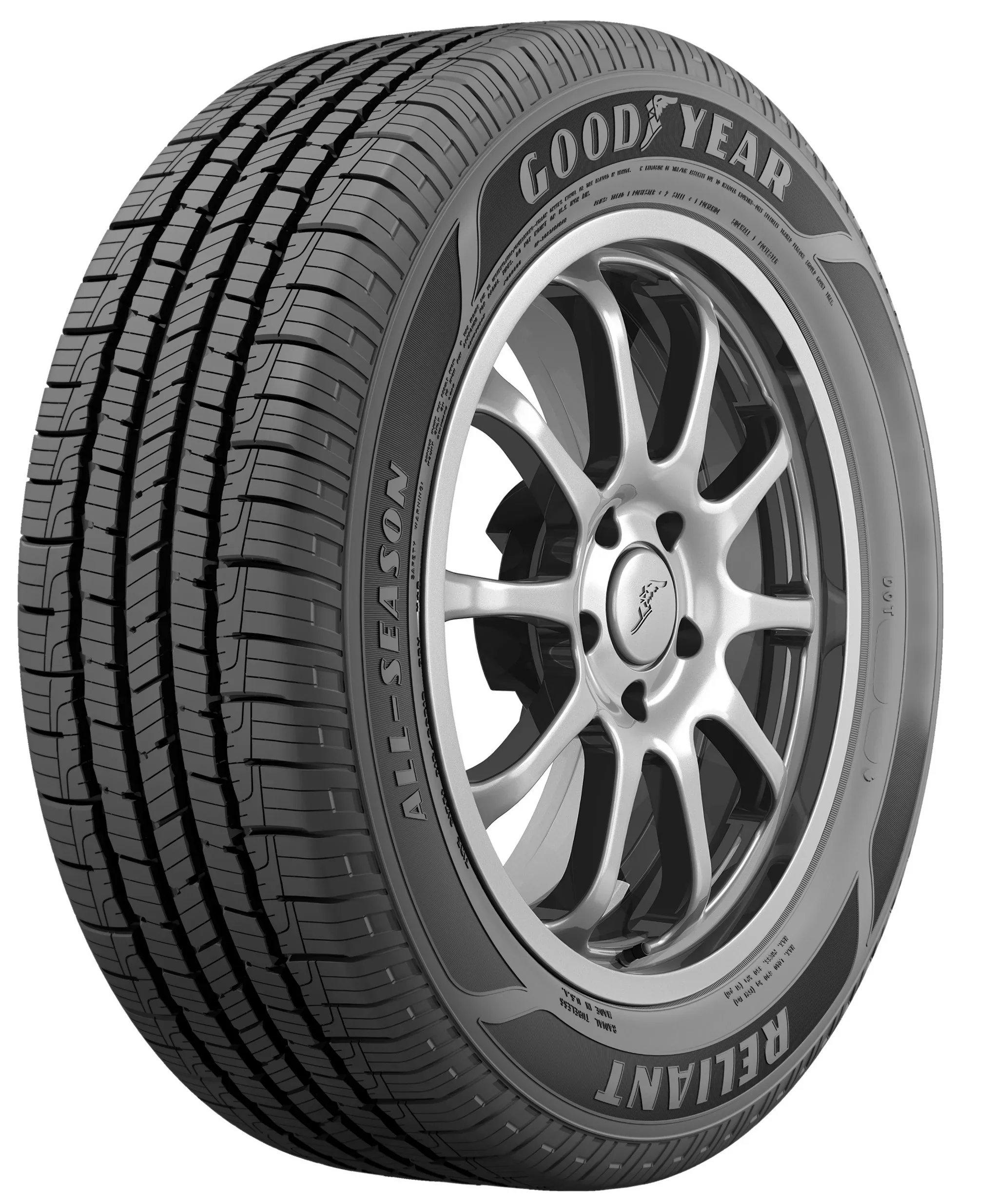 Goodyear Reliant All-Season Neum��tico 195/65R15 91H para Todas las Estaciones Compatible con: Honda Civic Gas Natural 2013-15, Ford Focus S 2012-18