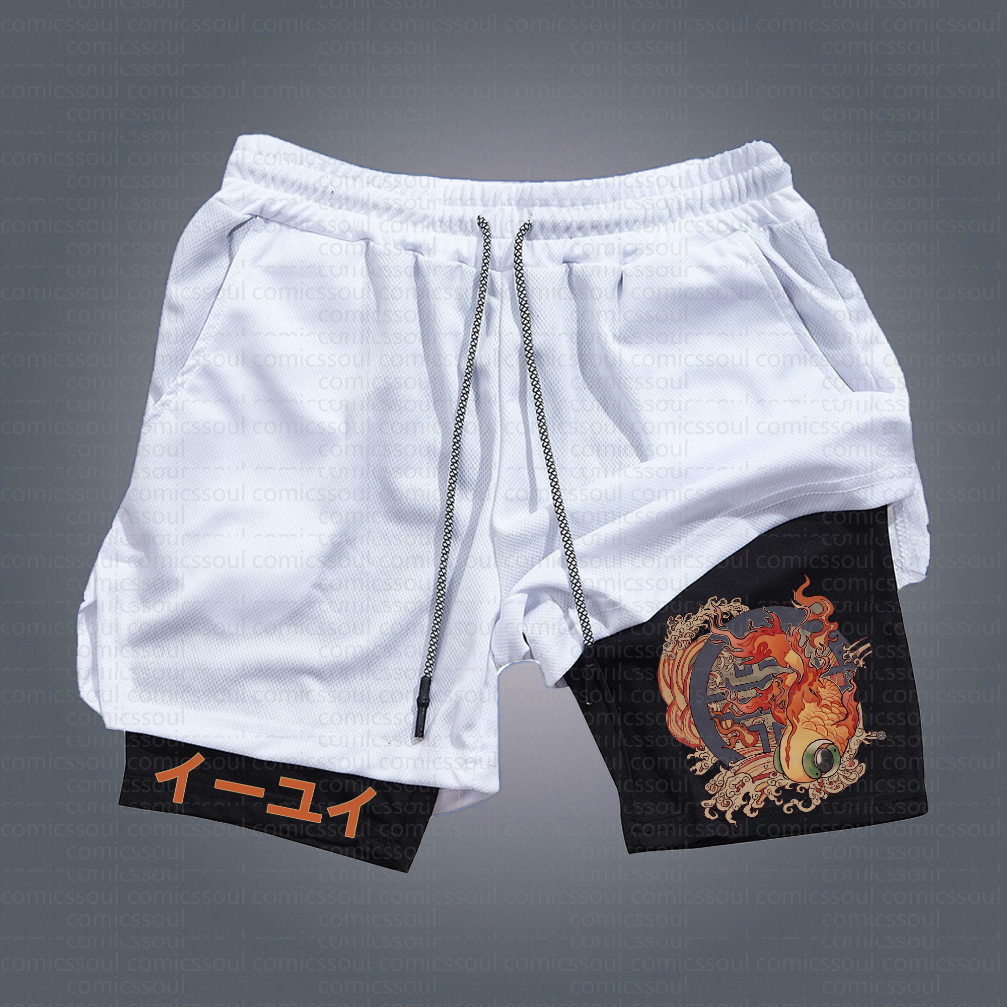 Unisex Casual Anime Streetwear Shorts 丨Comicssoul