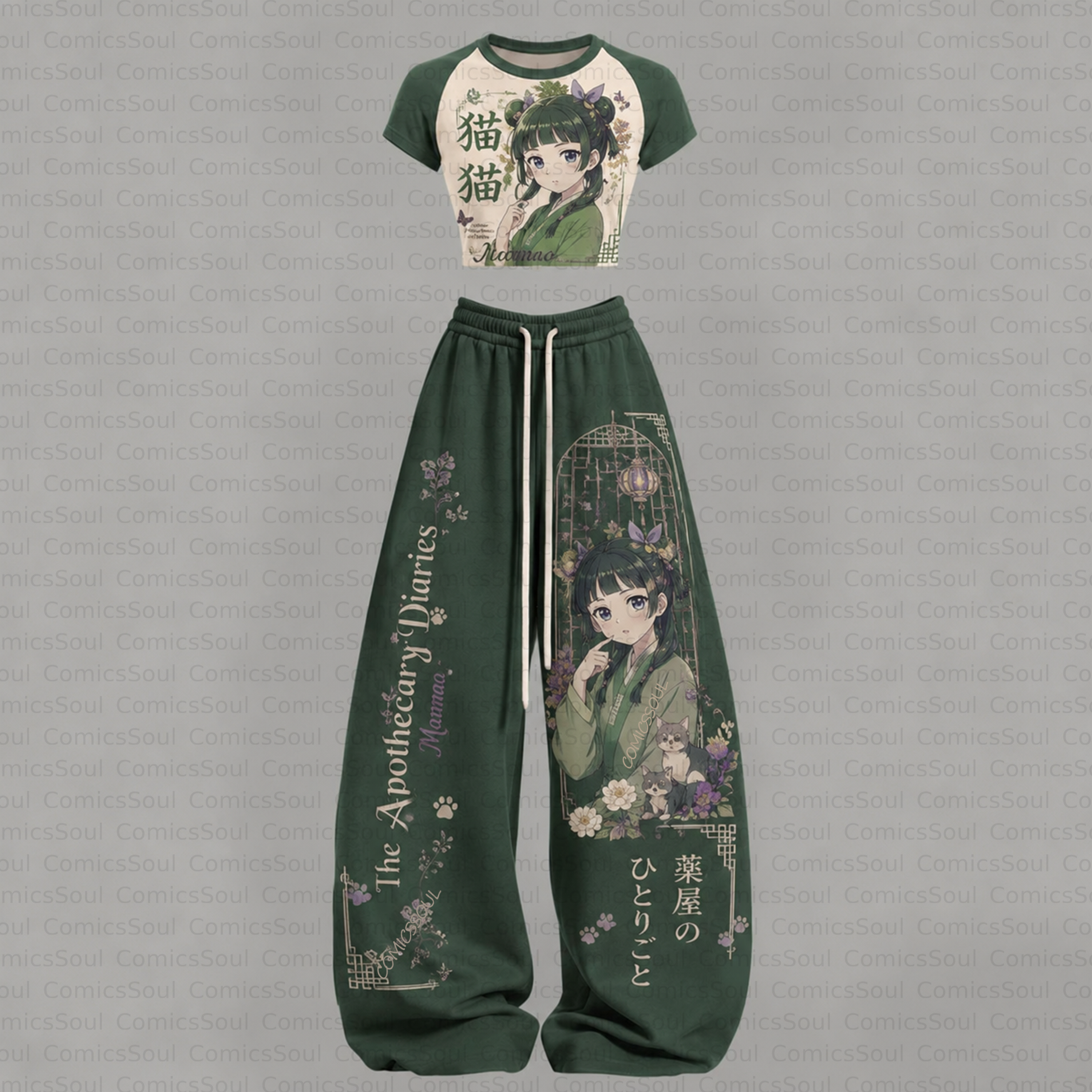 The Apothecary Diaries T-Shirt & Elasticated Trousers Two-Piece Set