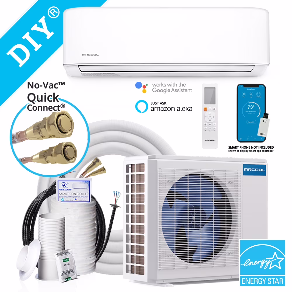 MRCOOL DIY 12000 BTU Ductless Mini Split Air Conditioner & Heat Pump - Energy Star 115v