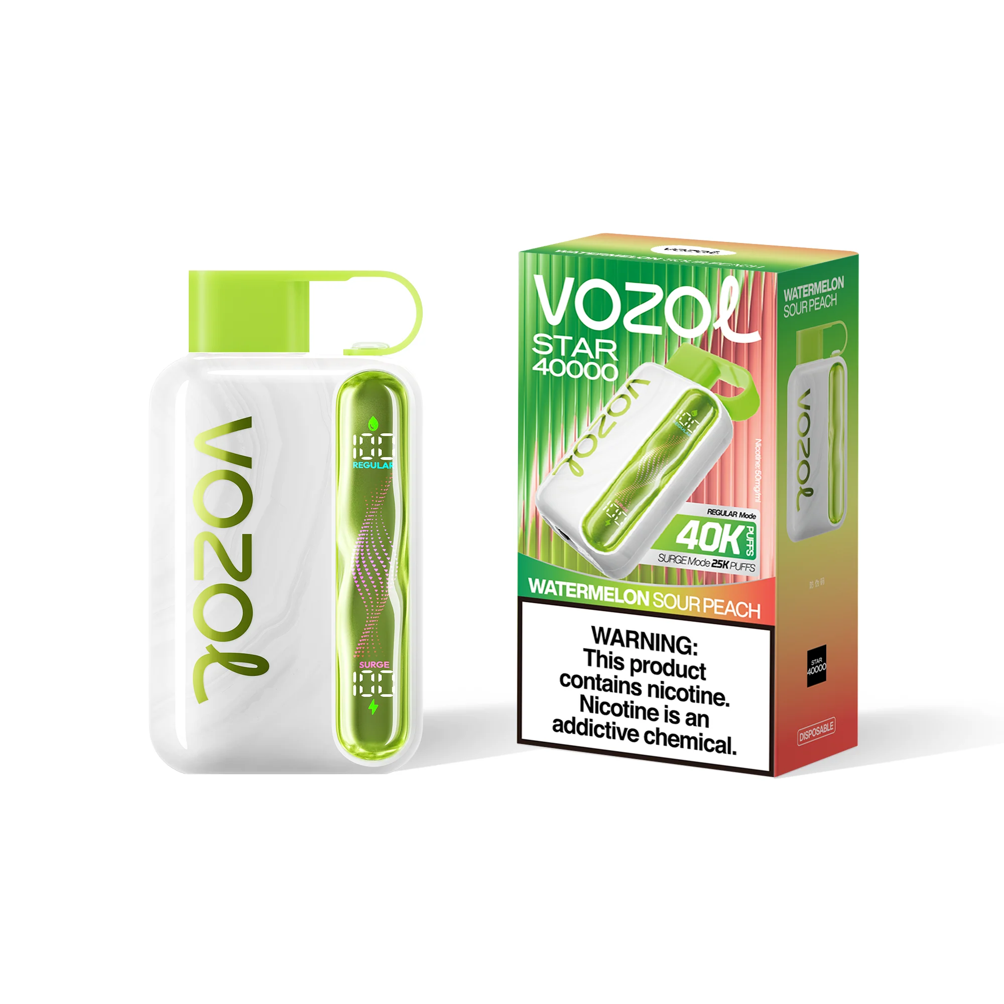 VOZOL STAR 40K cigarette électronique jetable (toutes les saveurs)