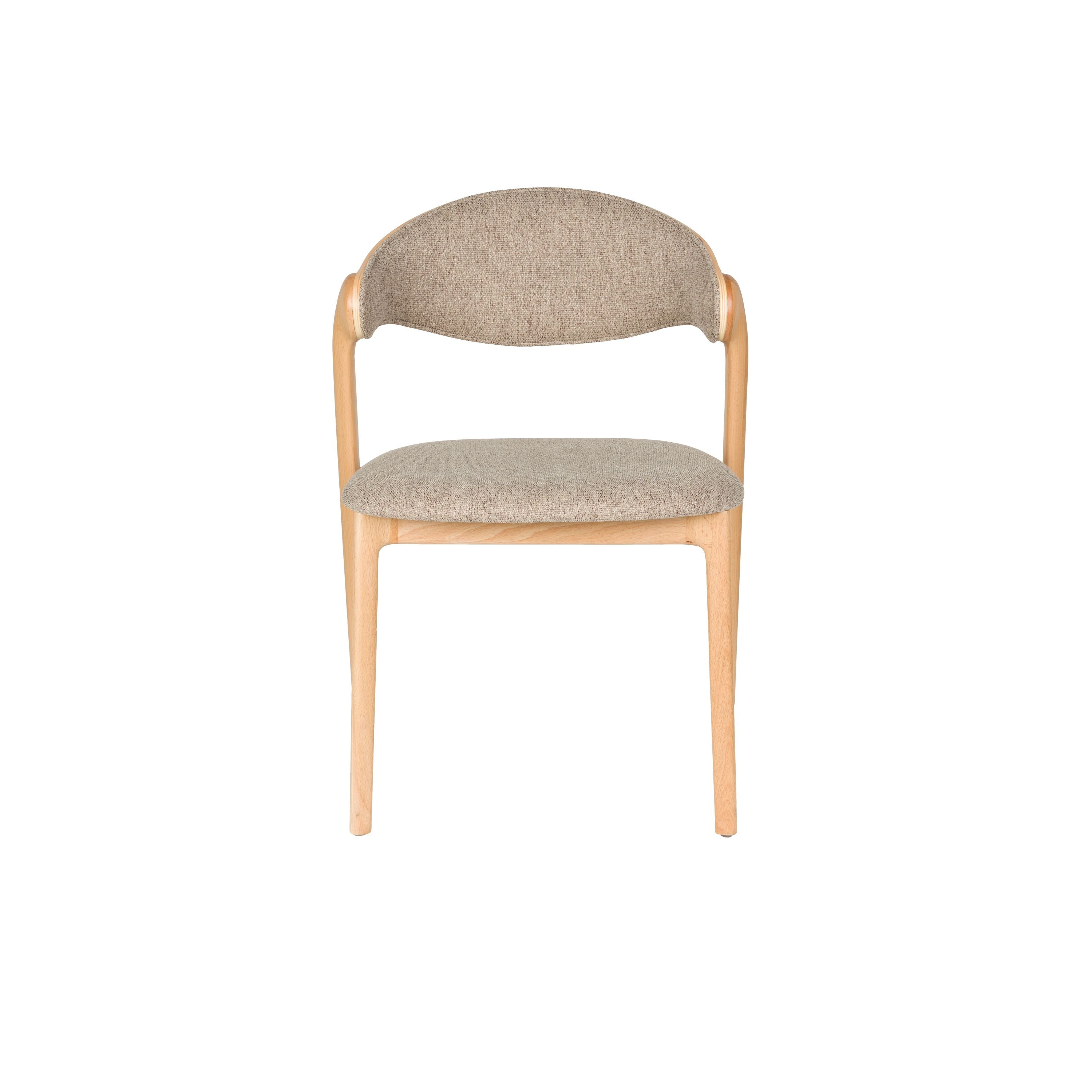 Dutchbone Babington Eetkamerstoel Beukenhout - Naturel