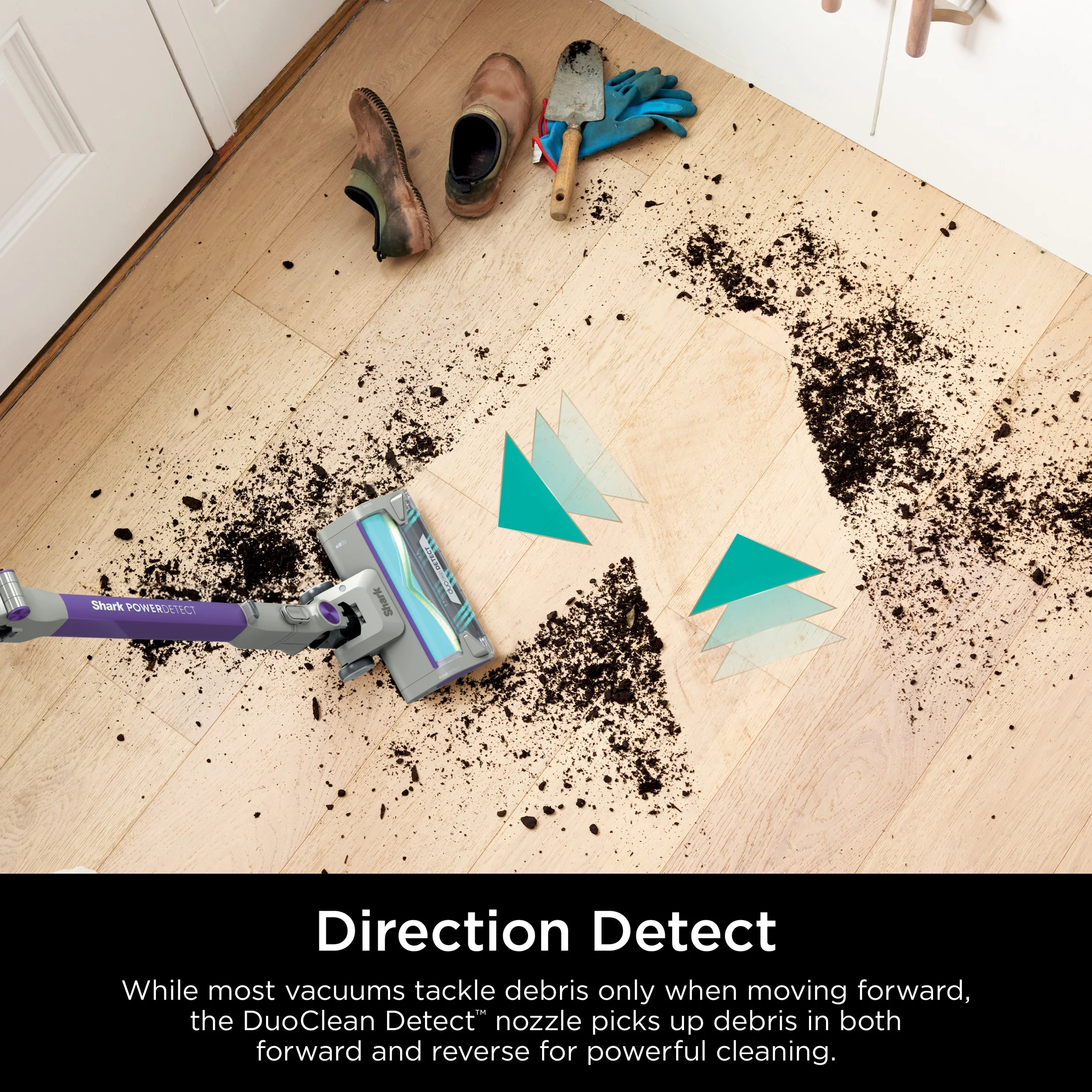 Shark PowerDetect Cordless Stick Vacuum, Multi-Surface, with DuoClean Detect Nozzle and MultiFLEX Wand, Up to 60 Mins Runtime, IP1250 Blue - Image 15
