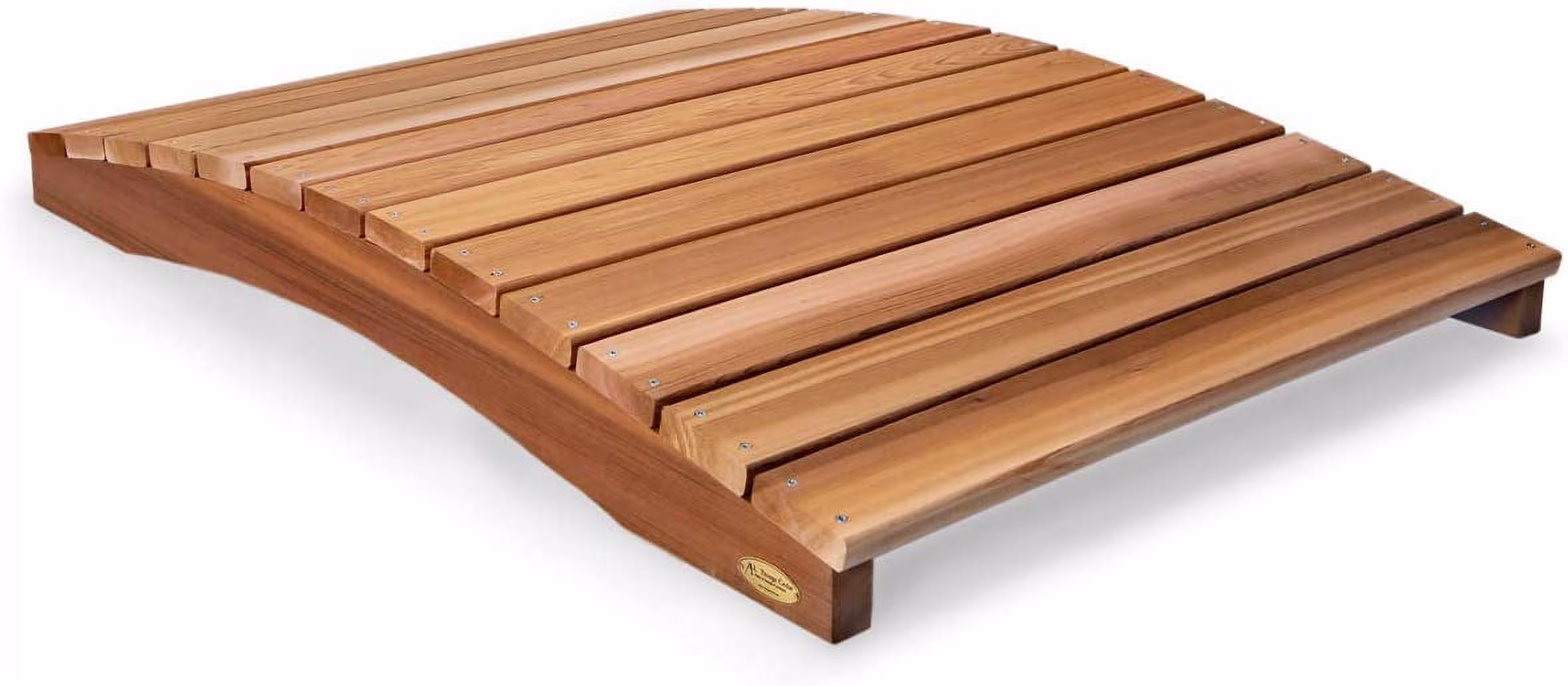 Wooden Bridge, Outdoor Garden Walkway for Backyard Ponds, 4', Natural(4-FtBridge)