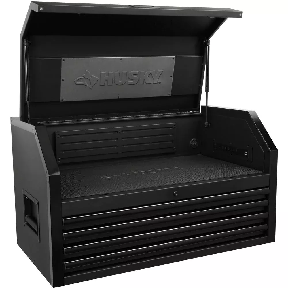 INDUSTRIAL 41 IN. W X 21.5 IN. D 4-DRAWER TOP TOOL CHEST IN MATTE BLACK