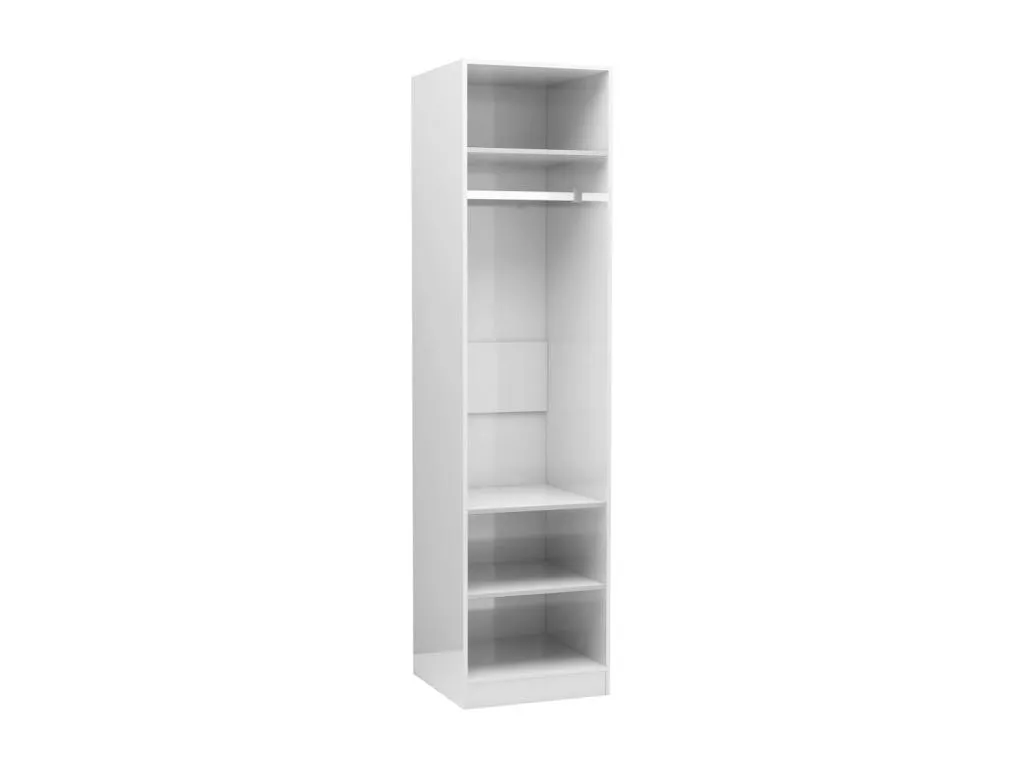 Armario Blanco brillo 50x50x200 cm Mobtrendy contrachapada bbel38514