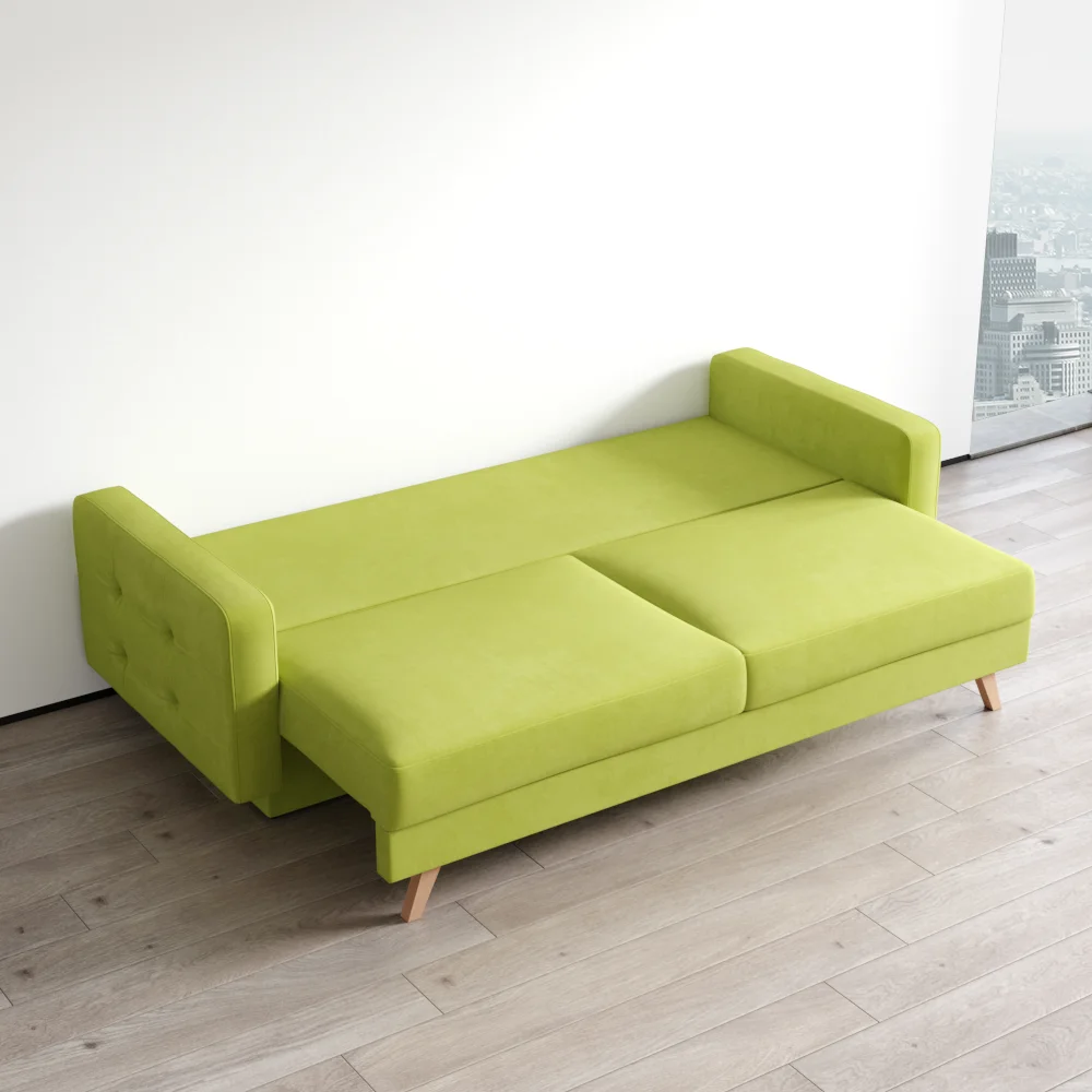 Meble Furniture Vegas Queen Sofa Bed with Storage, Multiple Colors - Image 23
