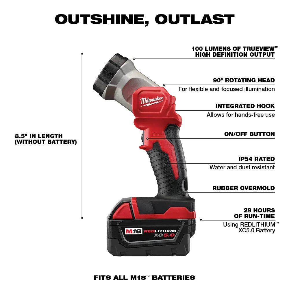 Milwaukee M18 FUEL 18V Brushless Cordless 7-Tool Combo Kit With Two 5.0 Ah Batteries - Image 8 Milwaukee M18 FUEL 18V Brushless Cordless 7-Tool Combo Kit With Two 5.0 Ah Batteries - Image 8
