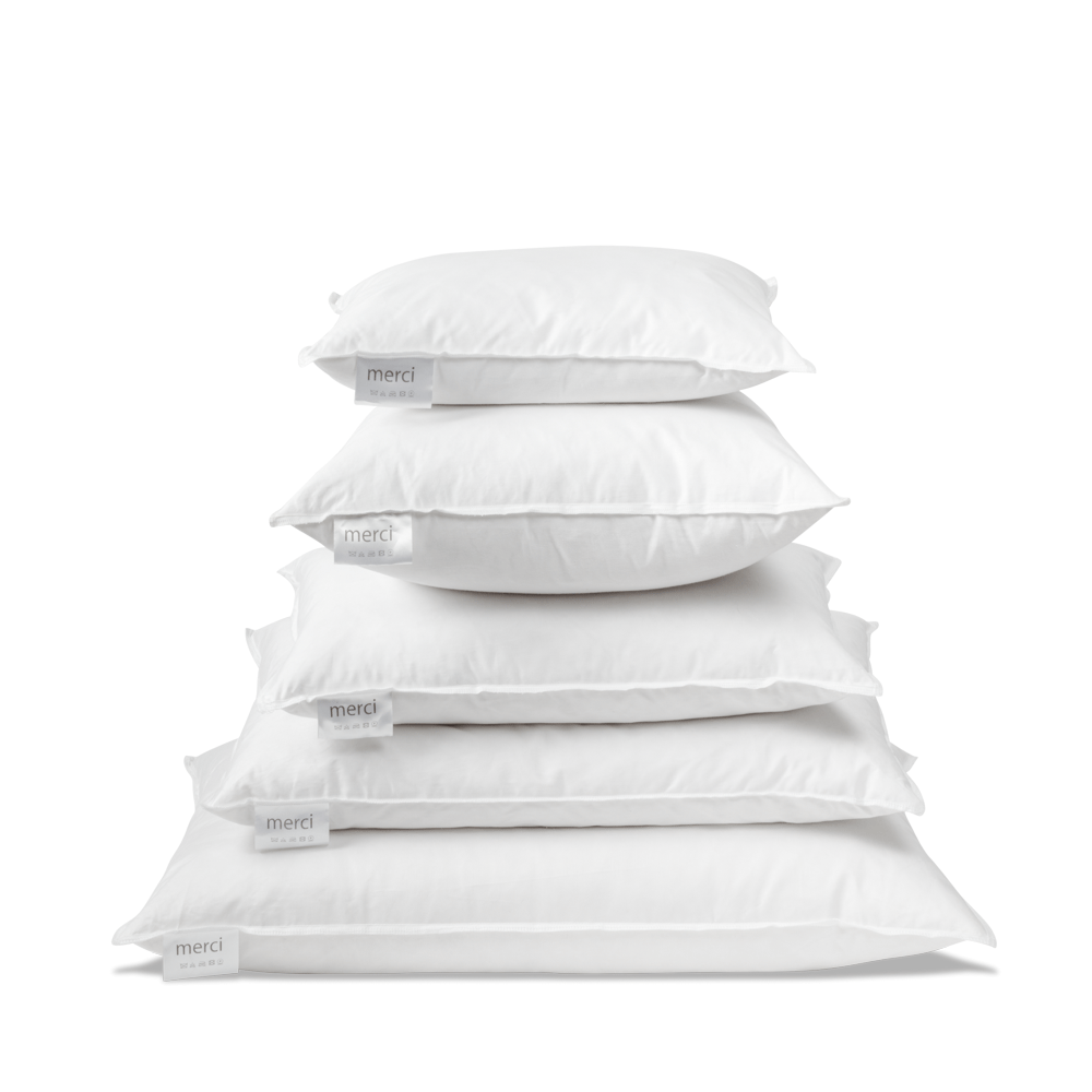 Intérieur de coussin en plume d'oie - Blanc