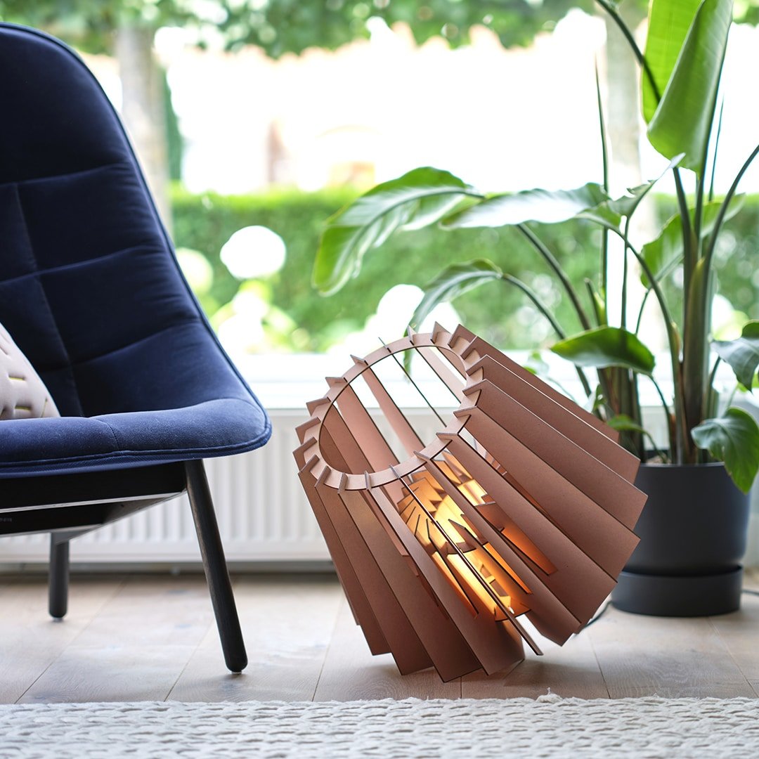 Van Tjalle en Jasper Spot-nik XL vloerlamp - Aged Pink