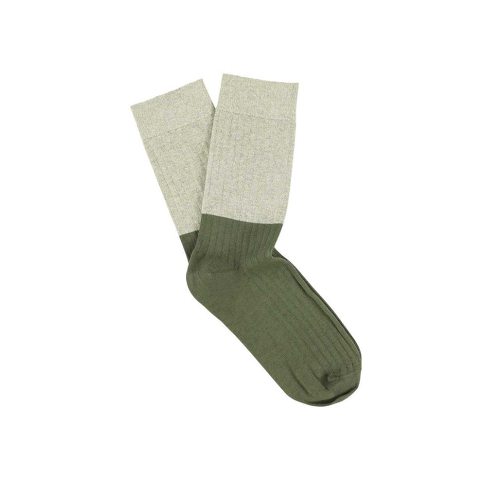 Escuyer - Chaussettes Lurex - Beige olive