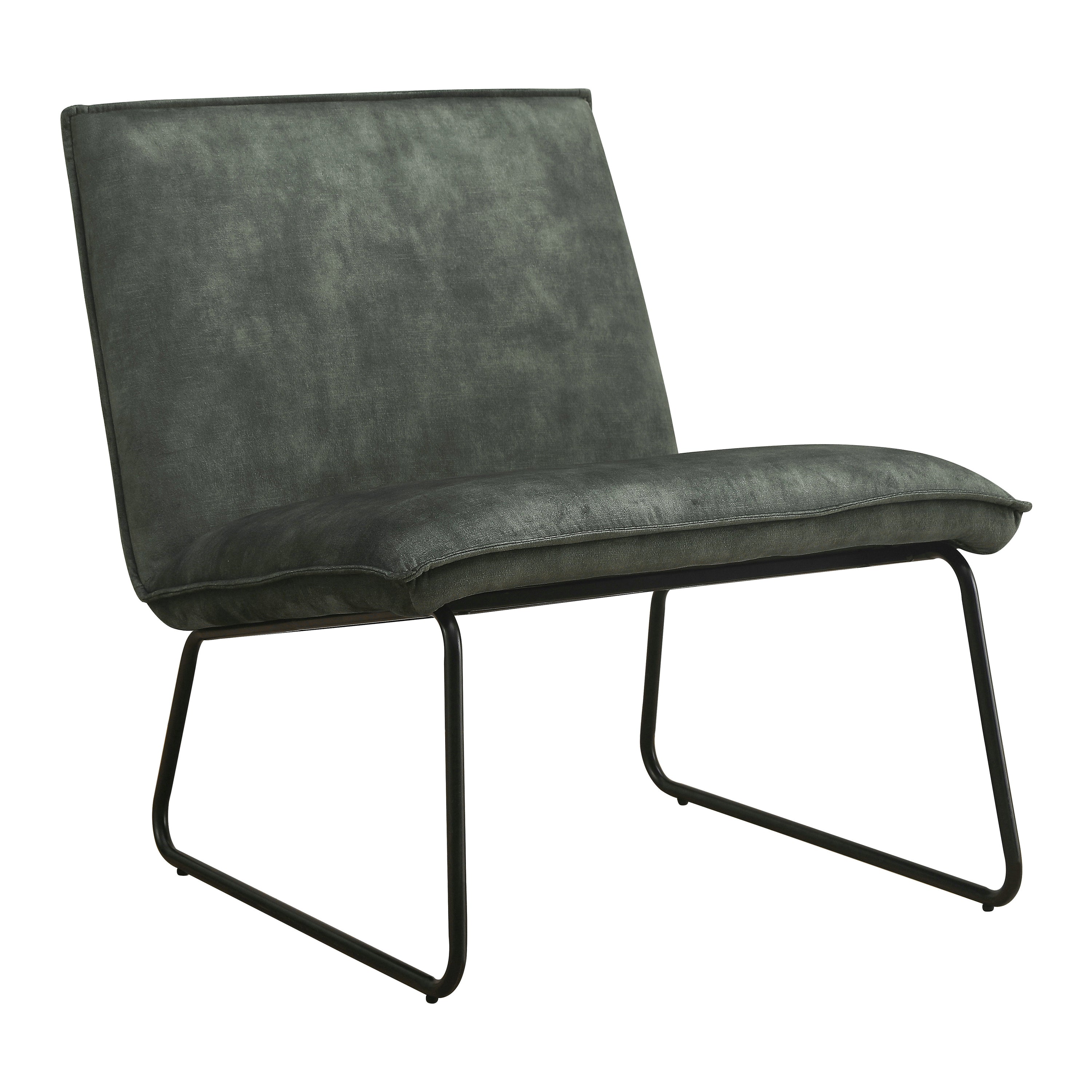 Blokker Scotch Fauteuil - Velvet - Groen