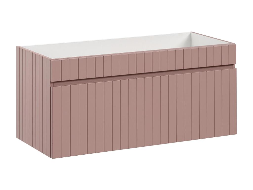 Armario Bajo Lavabos ICONIC CUW100 1D 100x46x46 Rosa