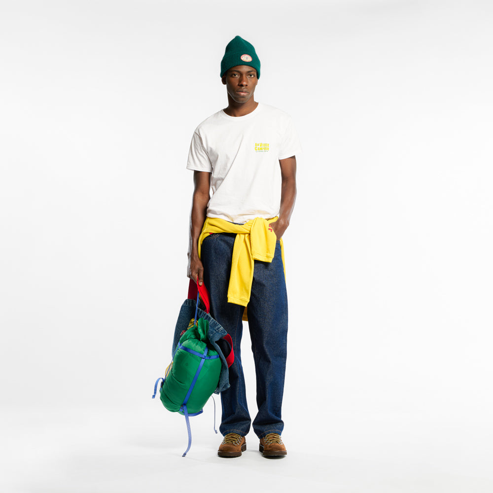 Au Vieux Campeur - T-shirt Manches Courtes Tentes - Blanc
