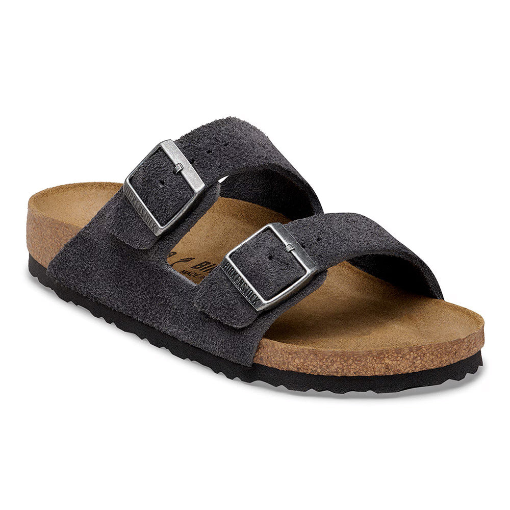 Birkenstock - Sandales Arizona Suede - Charcoal