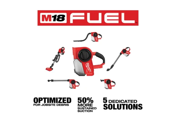 0940-20 Cordless Brushless Jobsite Vacuum with Battery and Charger