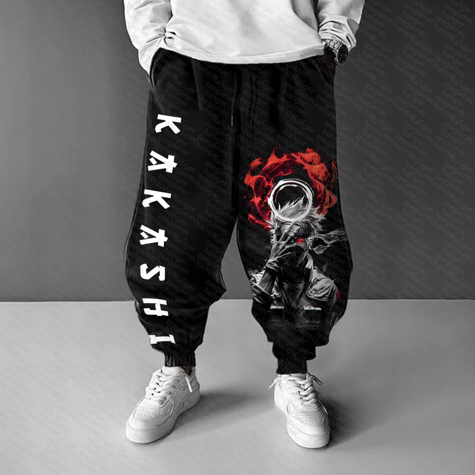 Unisex   Casual Anime Streetwear Pants
