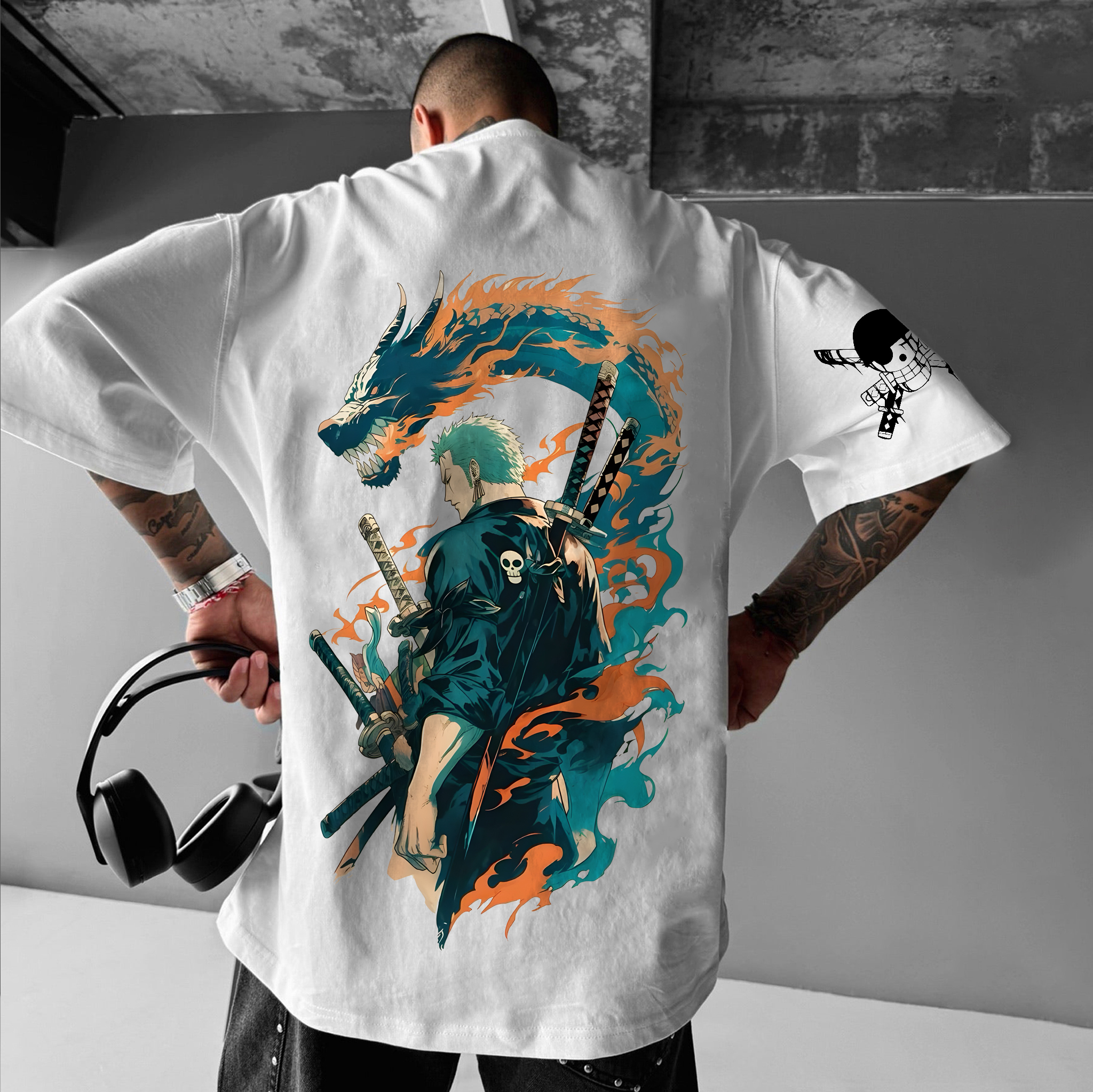Unisex Anime Inspired Vintage T-Shirt
