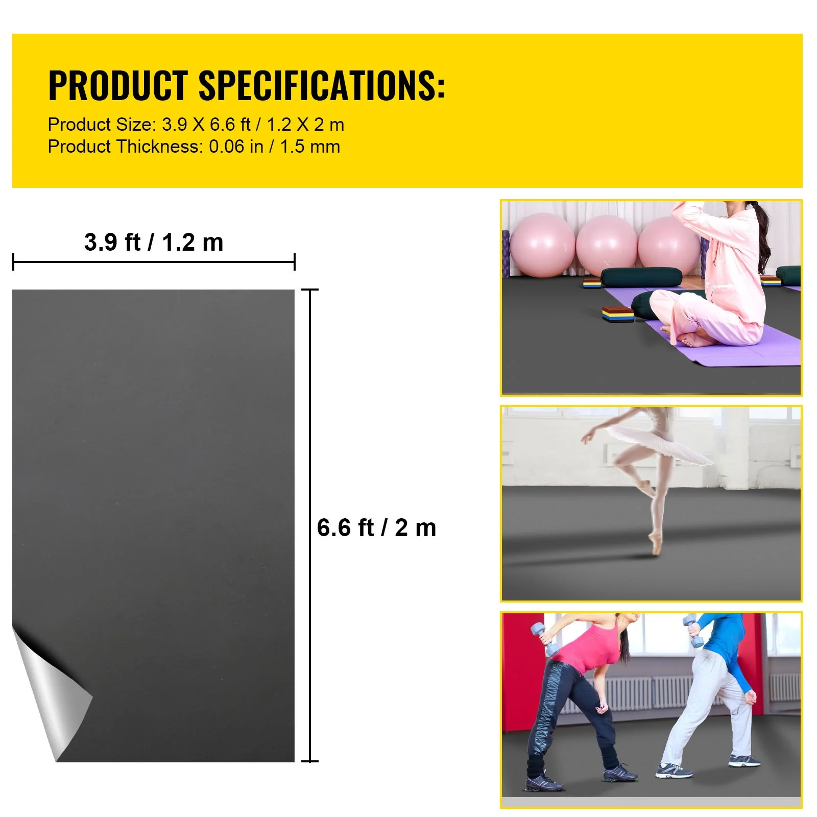 BENTISM Portable Non-Slide Dance Floor for Ballet, Jazz, and Hip-Hop - Image 7