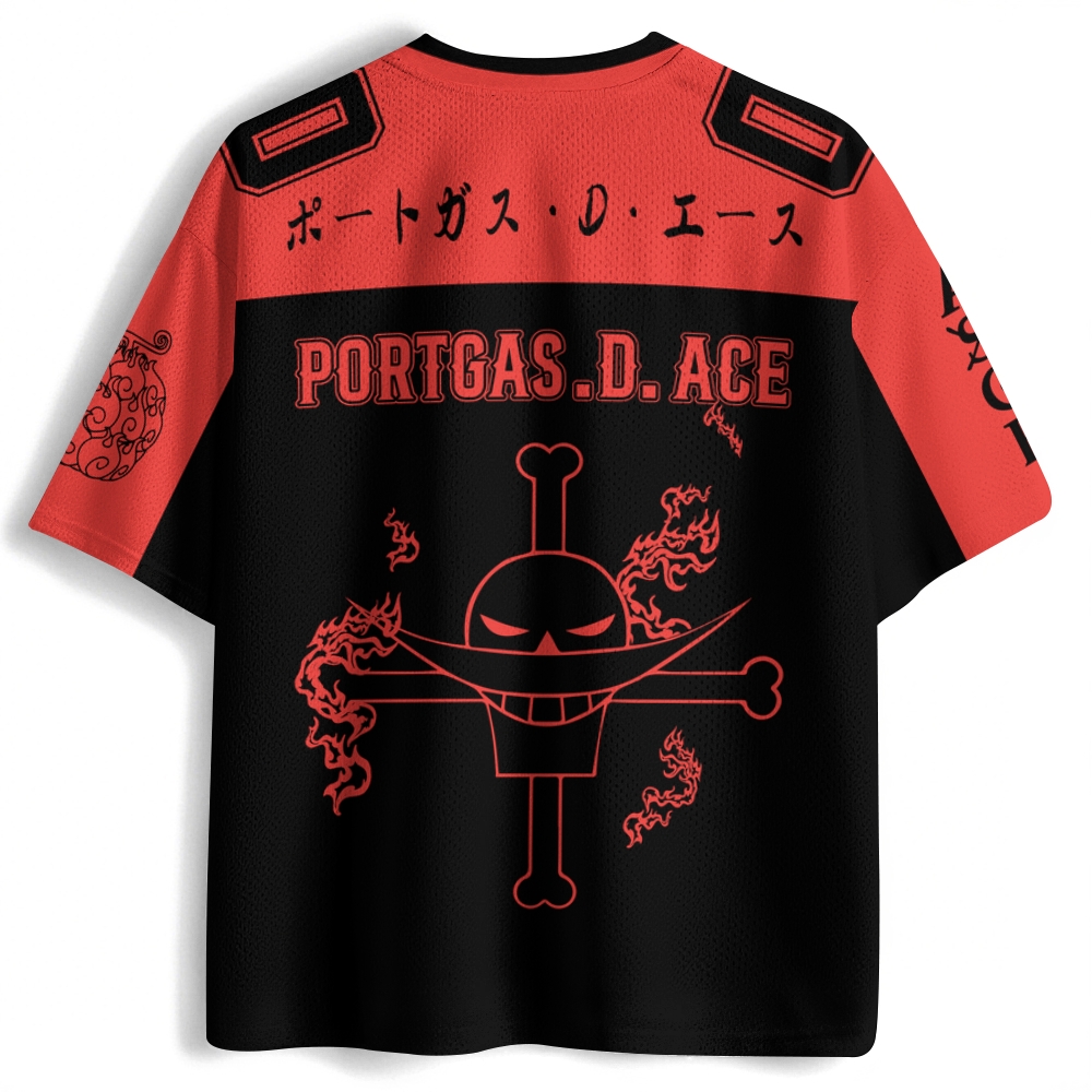 One Piece Crew Neck Football Jersey