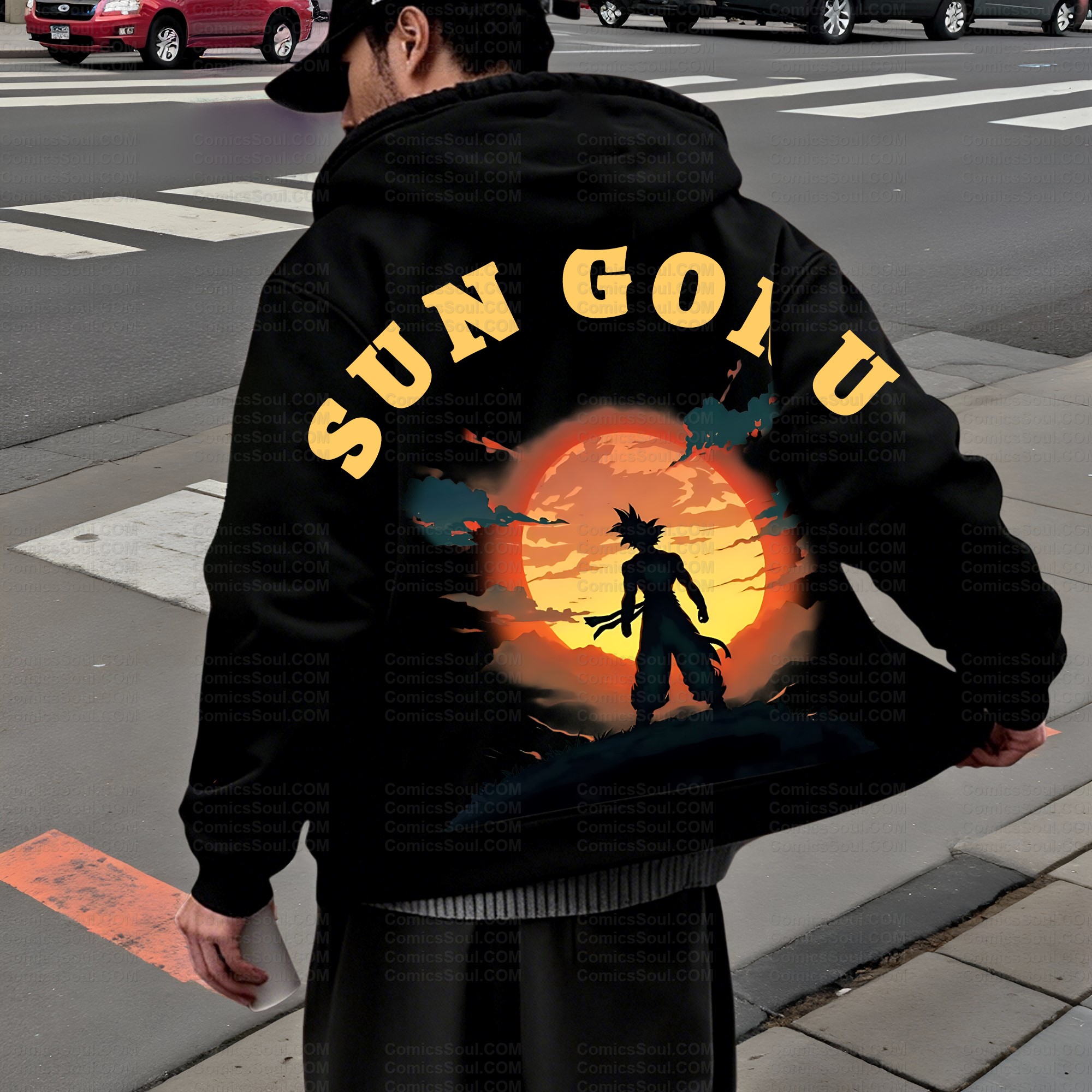 Unisex Graphic Streetwear Vintage Zipper Cardigan Plush Hoodid TeeThreads Sustain the Scene with Custom Apparel