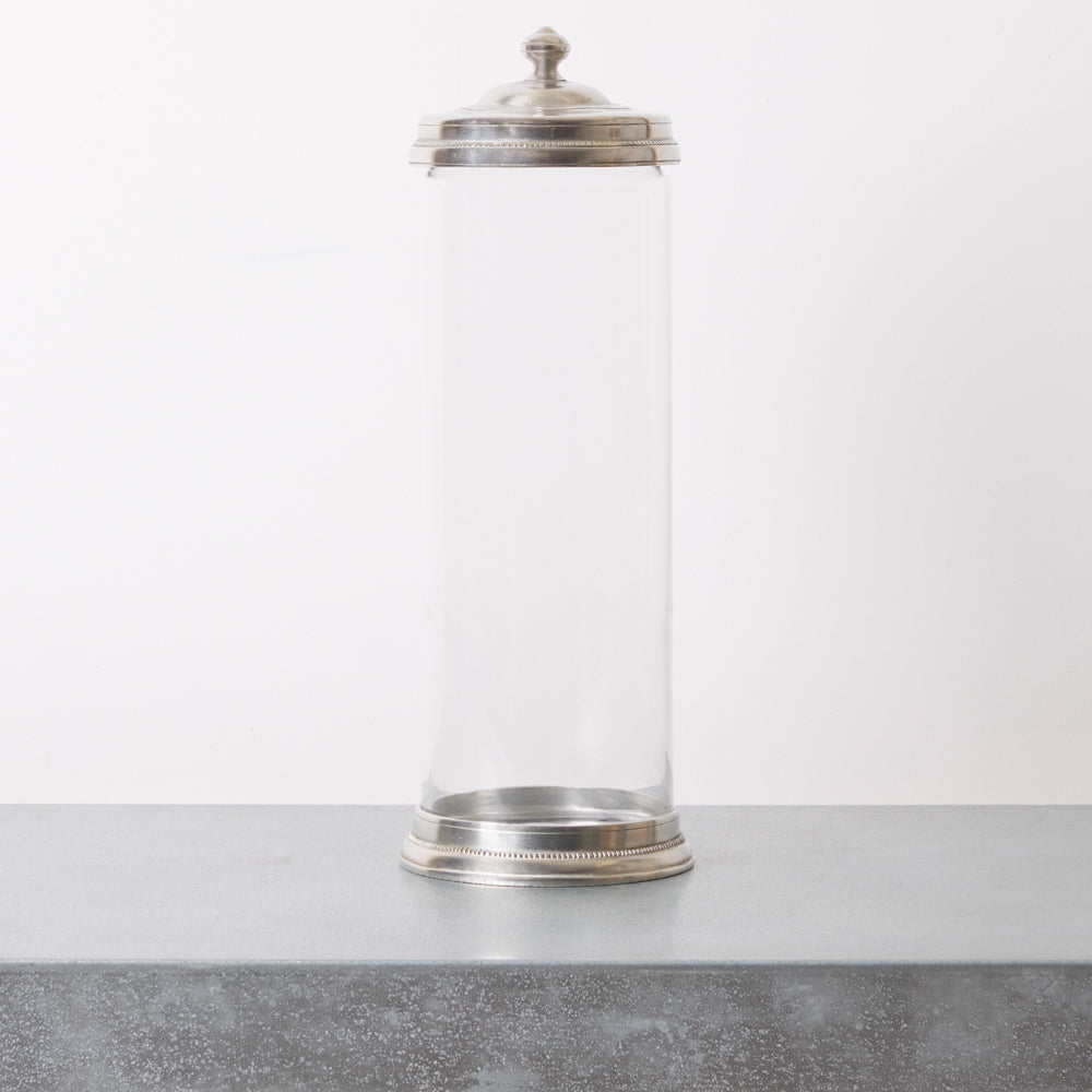 Bocal en verre et étain - Cosi Tabellini