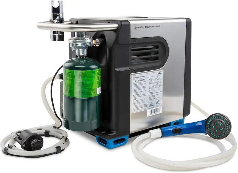 Portable Propane Water Heater And Shower Pump With LCD Display And Carry Case - Image 7 Portable Propane Water Heater And Shower Pump With LCD Display And Carry Case - Image 7