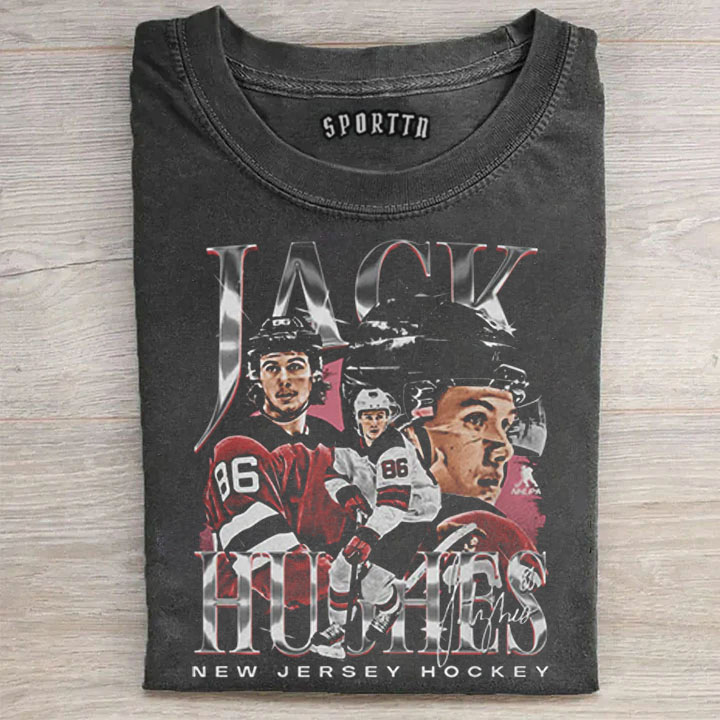 Jack Hughes Champion USA Tee