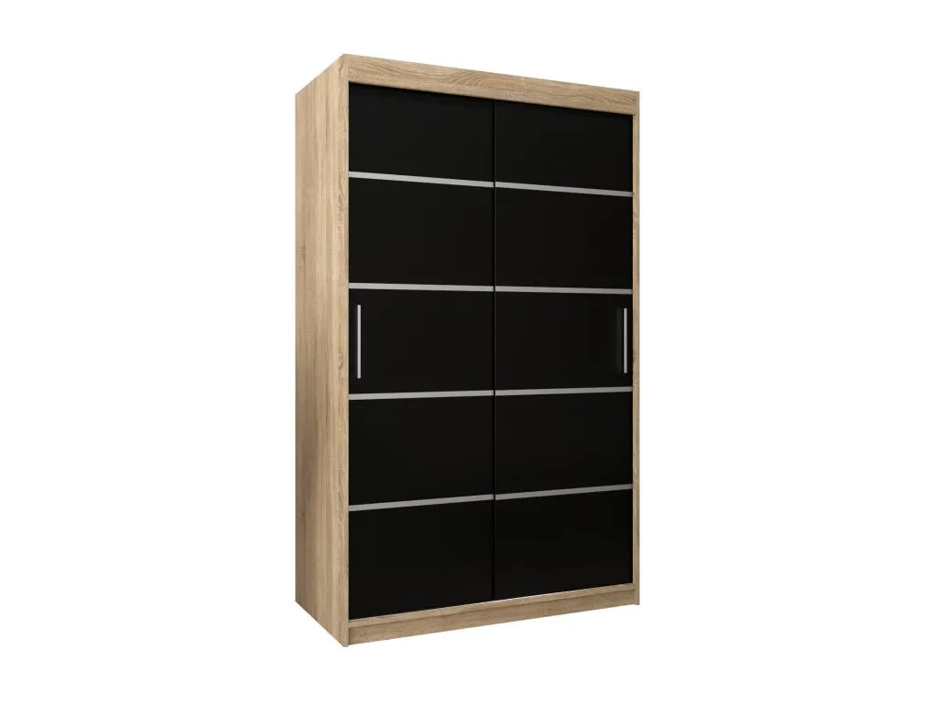 ARMARIO Mueblestop 1 DE PUERTAS CORREDERAS 200/120/62 2 puertas (Mueblestop/negro) IZZM95524