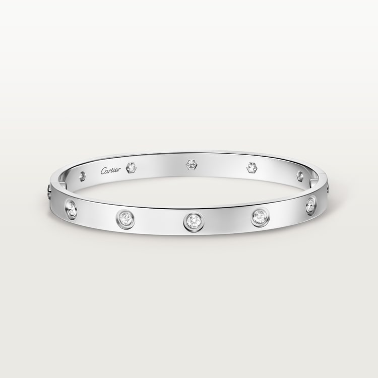 Replicate LOVE bracelet, classic model,10 diamonds(1:1 replica) - Original Replica Club