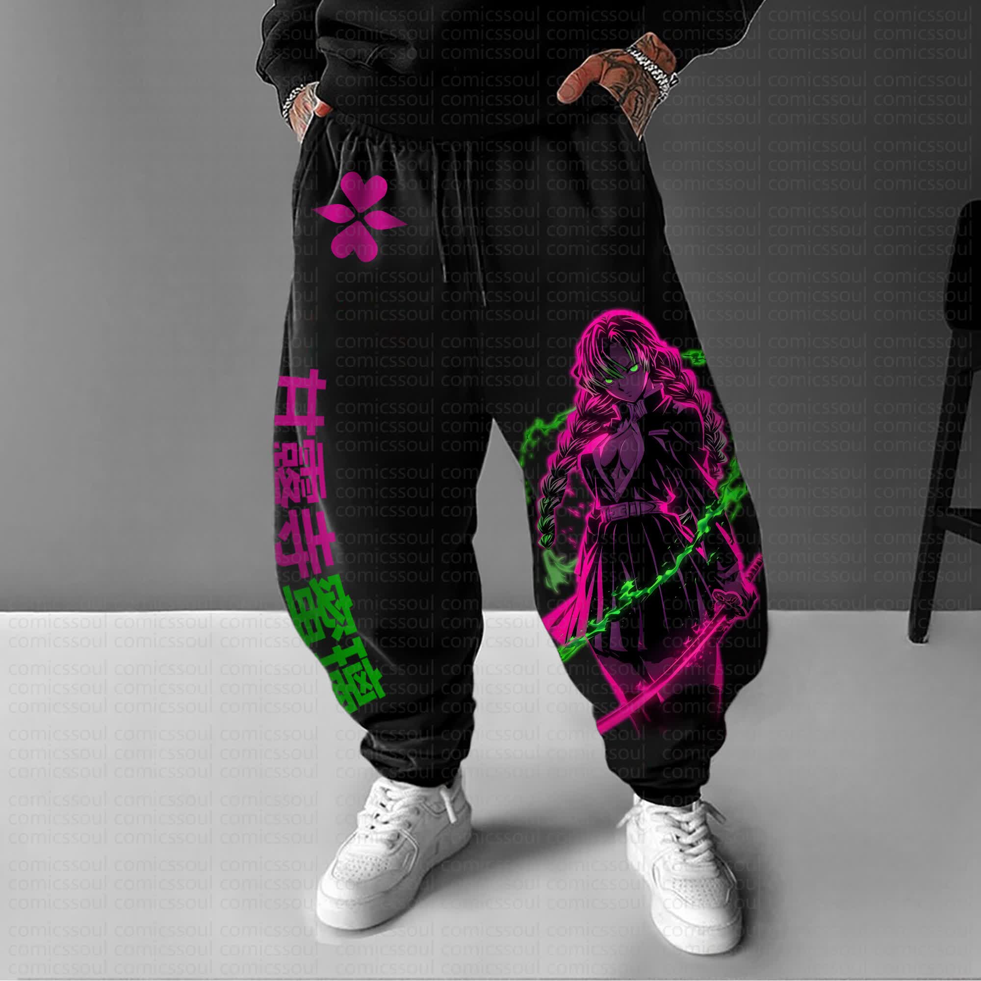Unisex Anime Inspired Vintage Pants丨Comicssoul
