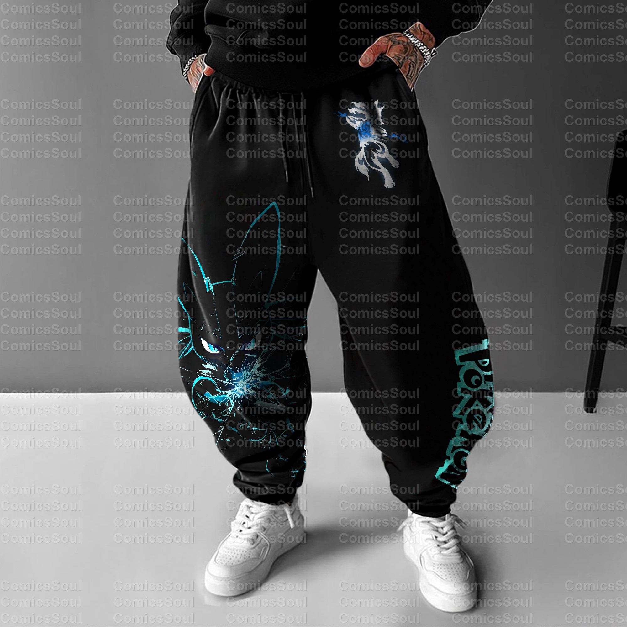 Unisex Anime Inspired Vintage Pants丨Comicssoul
