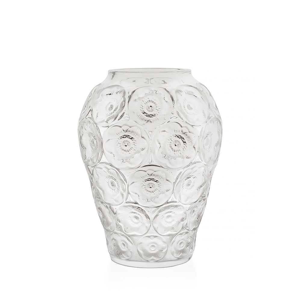 VASE ANÉMONES - CRISTAL INCOLORE