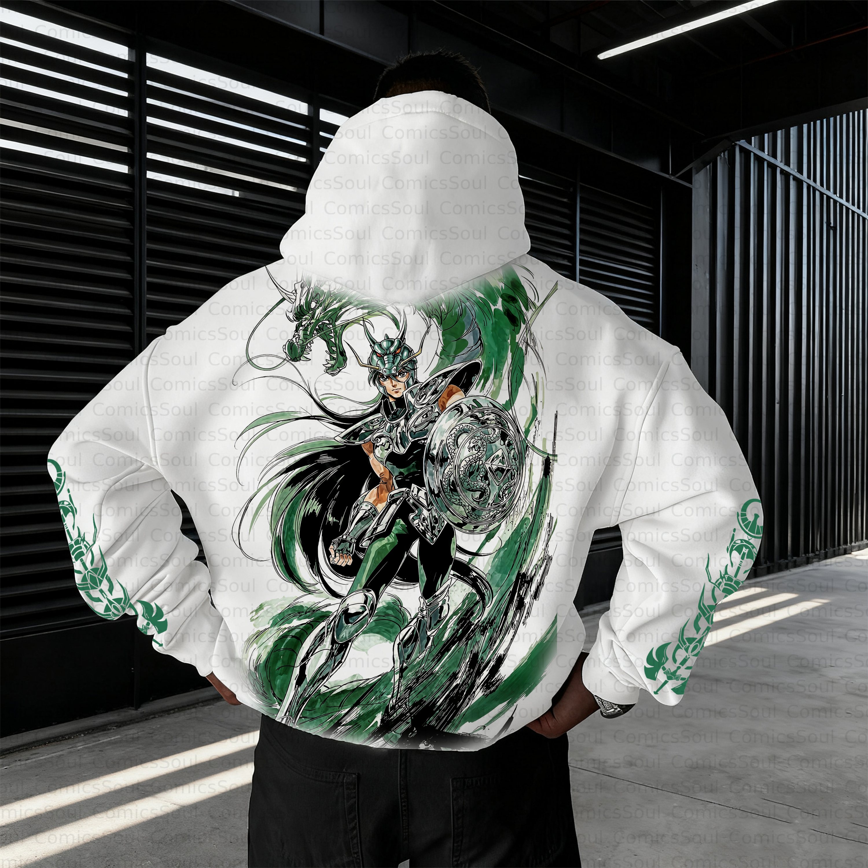 Unisex Anime Inspired Vintage Plush Hoodie