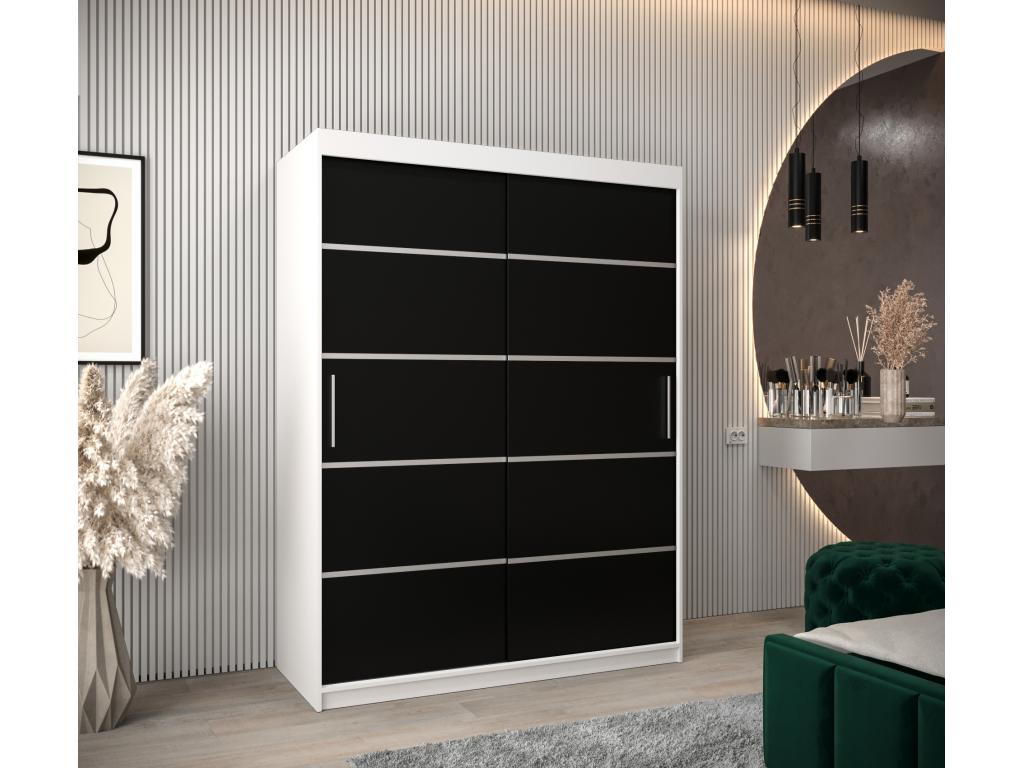 ARMARIO VERONA 1 DE PUERTAS CORREDERAS 200/150/62 2 puertas (Laocacasas/negro)