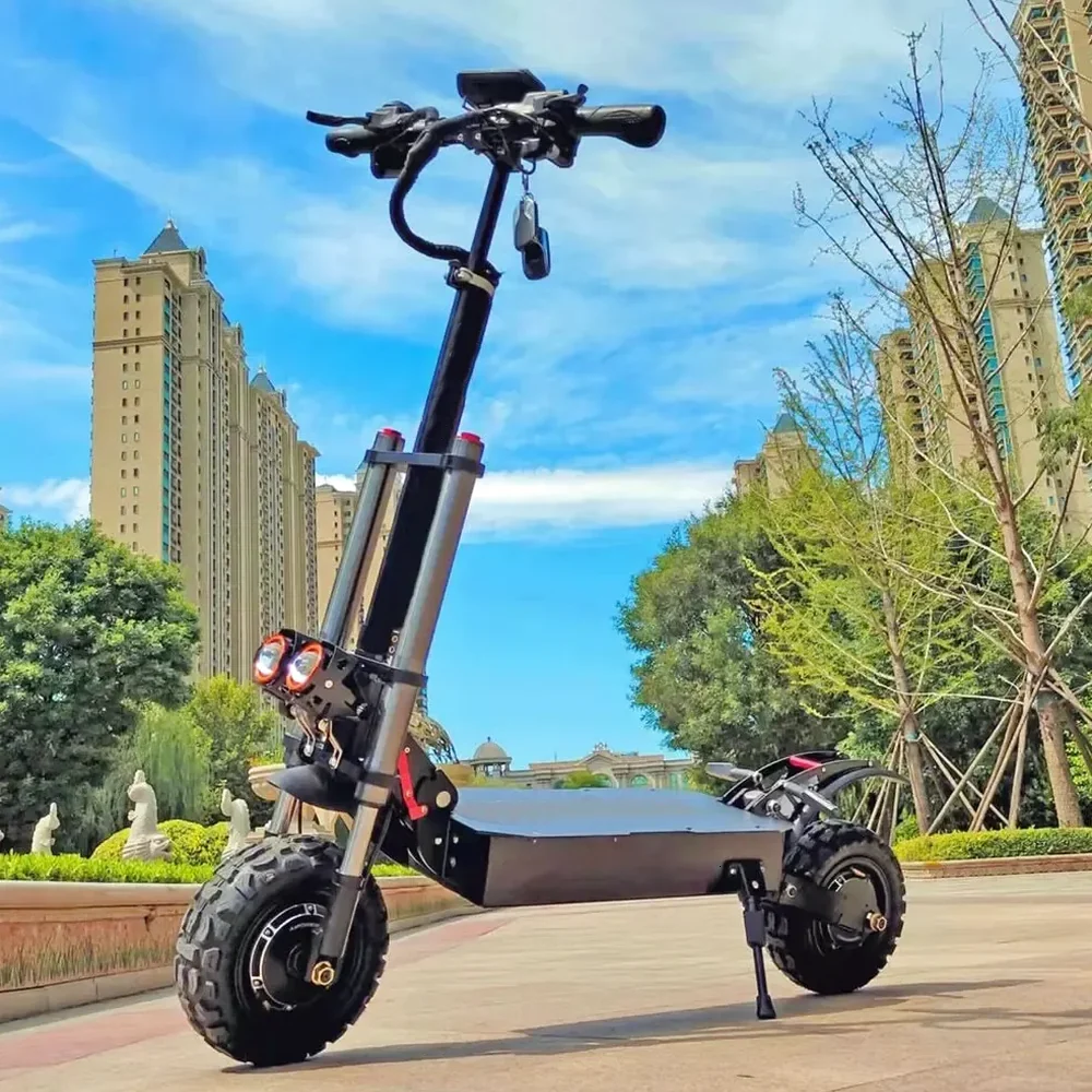 eHoodax Electric Scooter, 5600W Dual Motor, 60V40AH, 11-Inch Tires, Regular Version 20 Miles - HB07