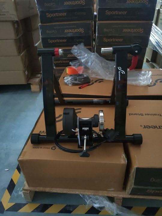 Sportneer Magnetic Bike Trainer Stand, Black, 6 Resistance Settings - 22 x 18 x 6 in - Image 7 Sportneer Magnetic Bike Trainer Stand, Black, 6 Resistance Settings - 22 x 18 x 6 in - Image 7