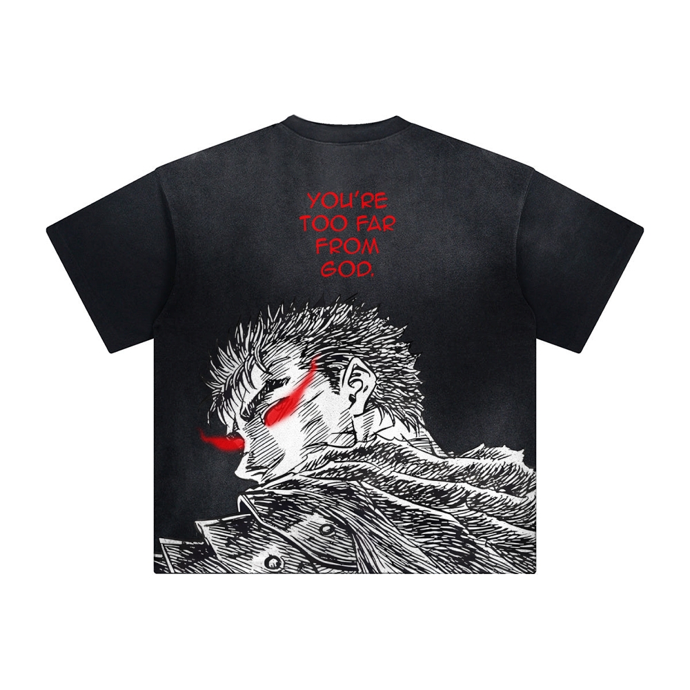 Unisex Vintage T-shirt丨Berserk TeeThreads Sustain the Scene with Custom Apparel