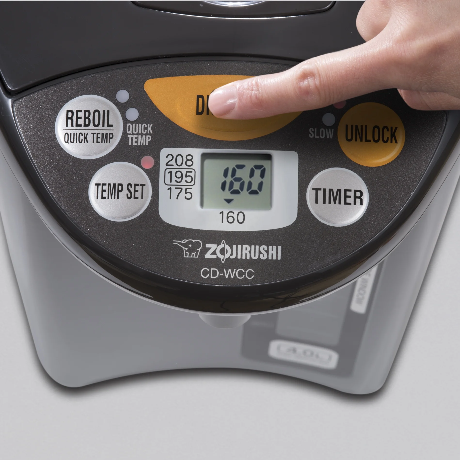 Zojirushi CD-WCC40TS Micom Water Boiler & Warmer - Image 4
