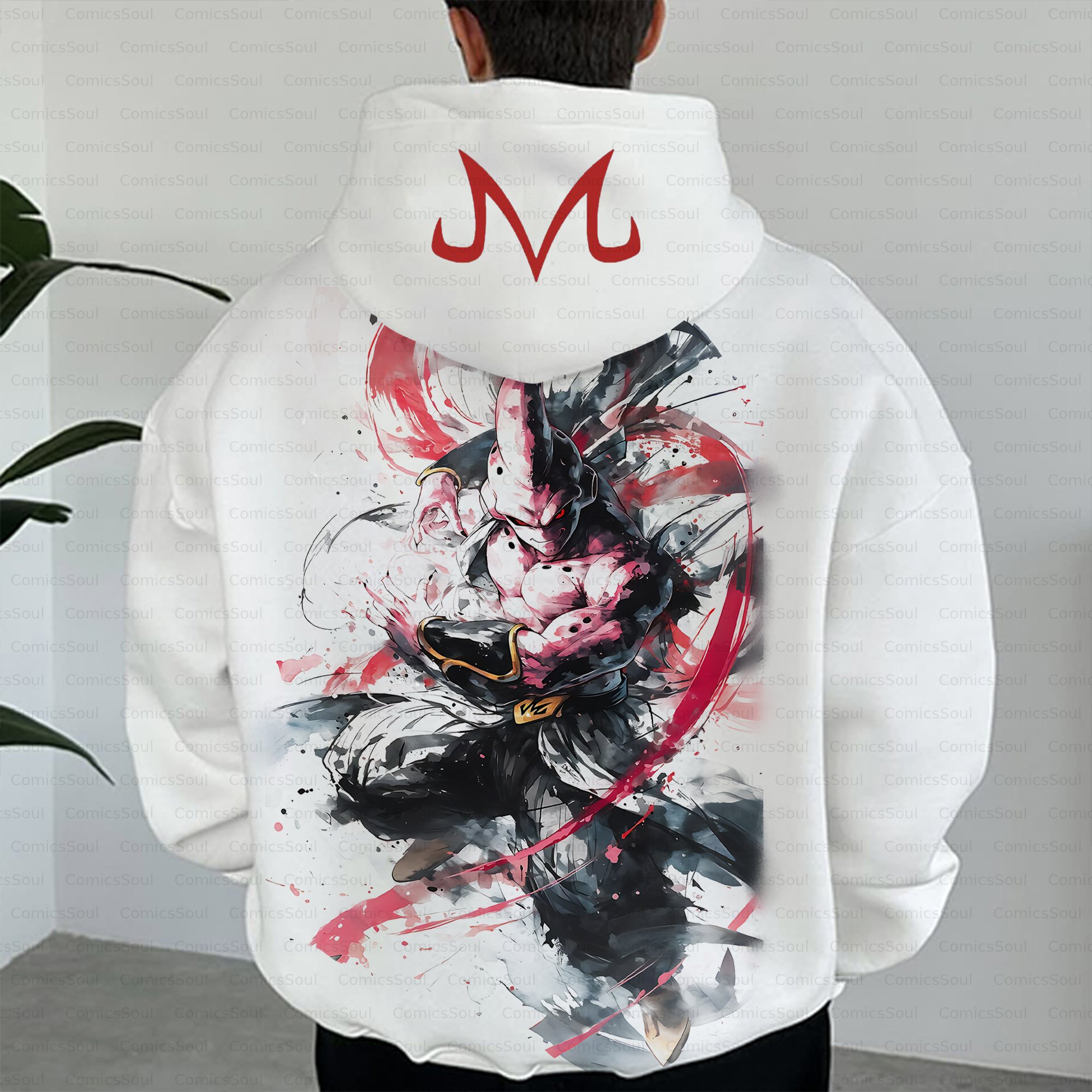 Unisex Anime Inspired Vintage Plush Hoodie