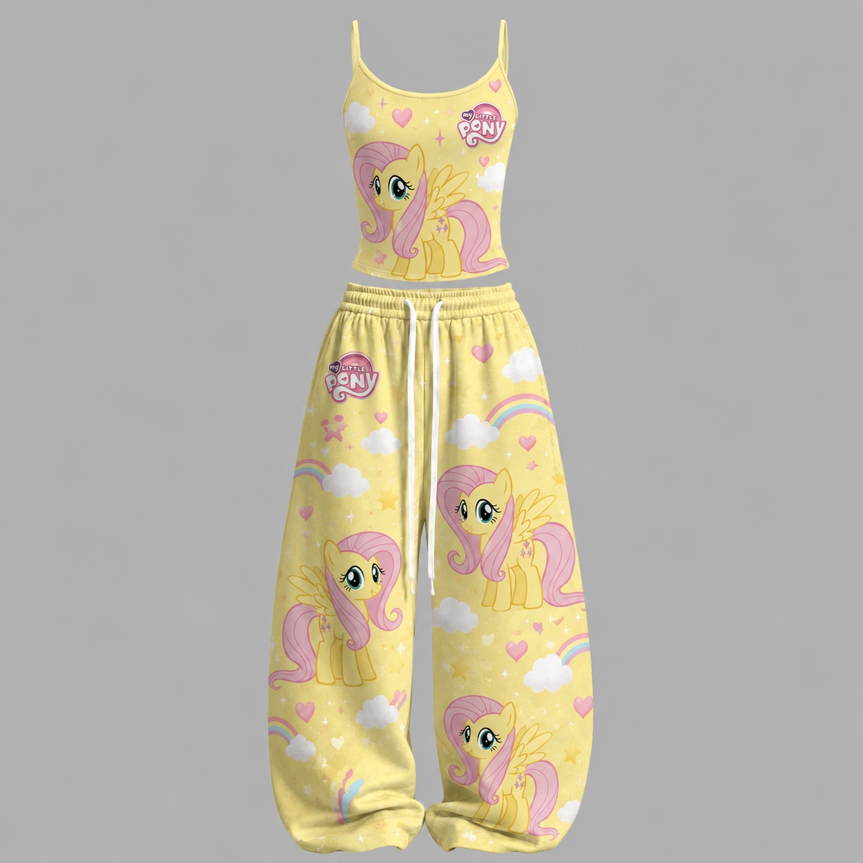My Little Pony Top & Elasticated Trousers Two-Piece Set TeeThreads Sustain the Scene with Custom Apparel