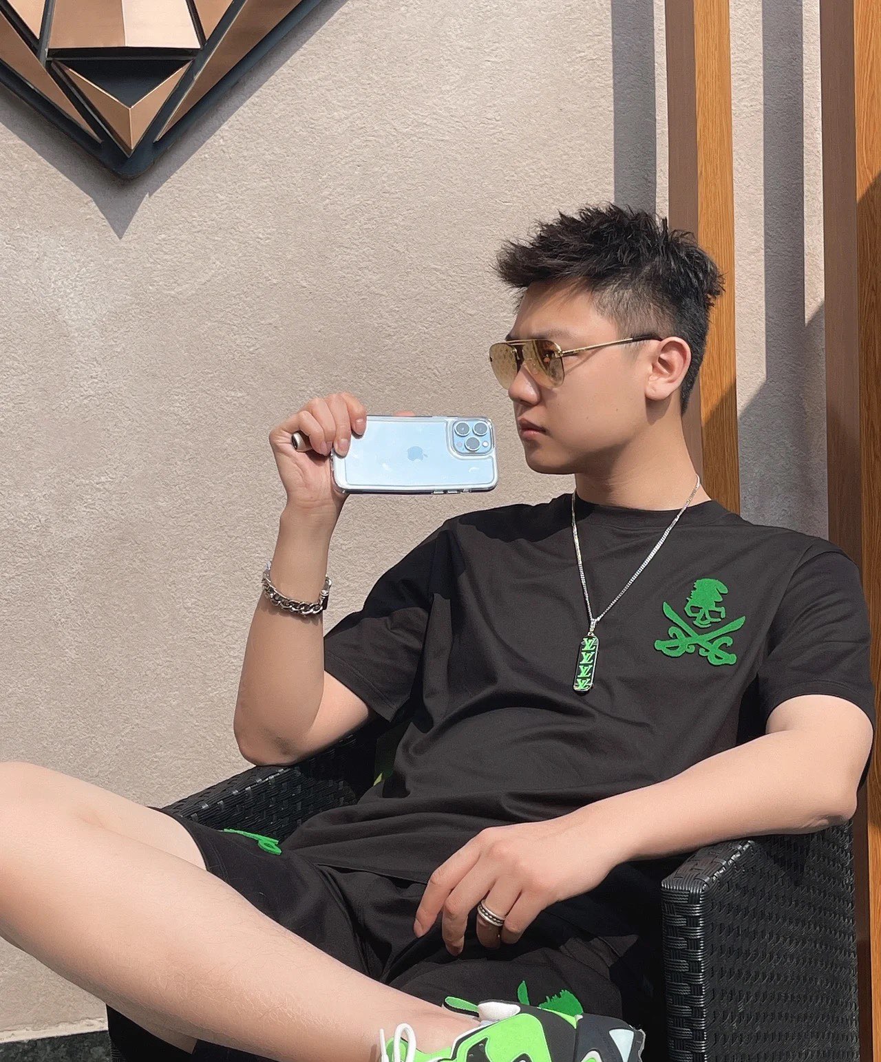 Louis Vuitton LV Skateboard Pendant Necklace - Original Replica Club