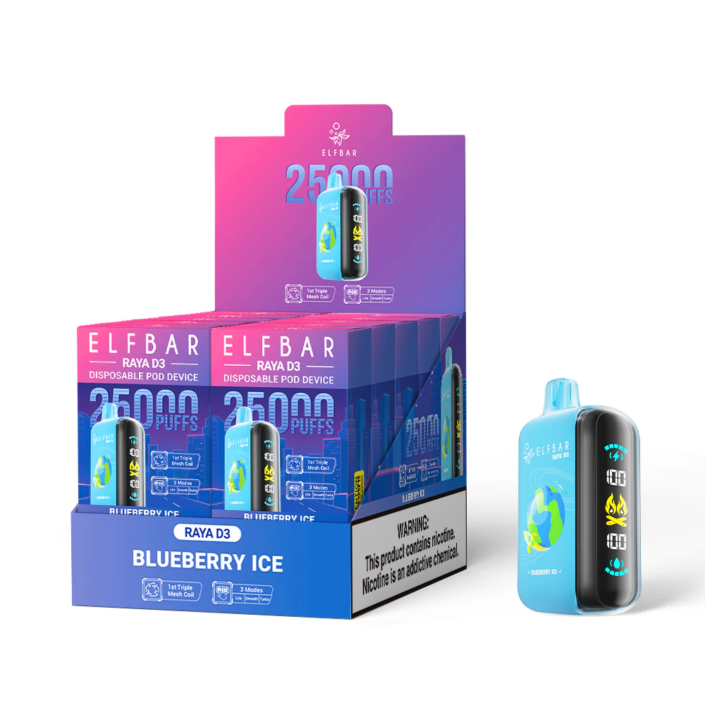 ELFBAR RAYA D3 eldobható e-cigaretta (minden íz)