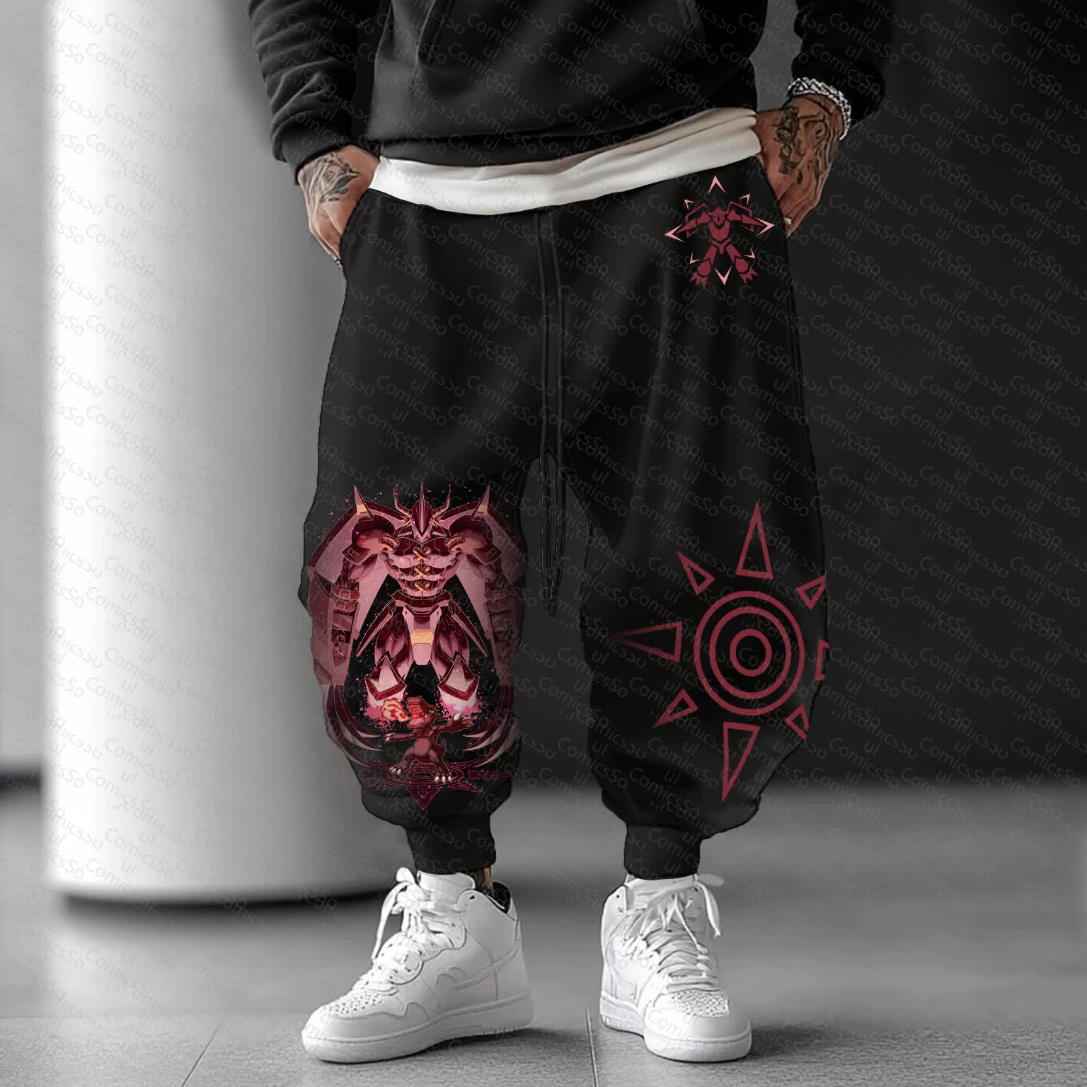 Unisex  “Comicssoul” Casual Anime Streetwear Pants